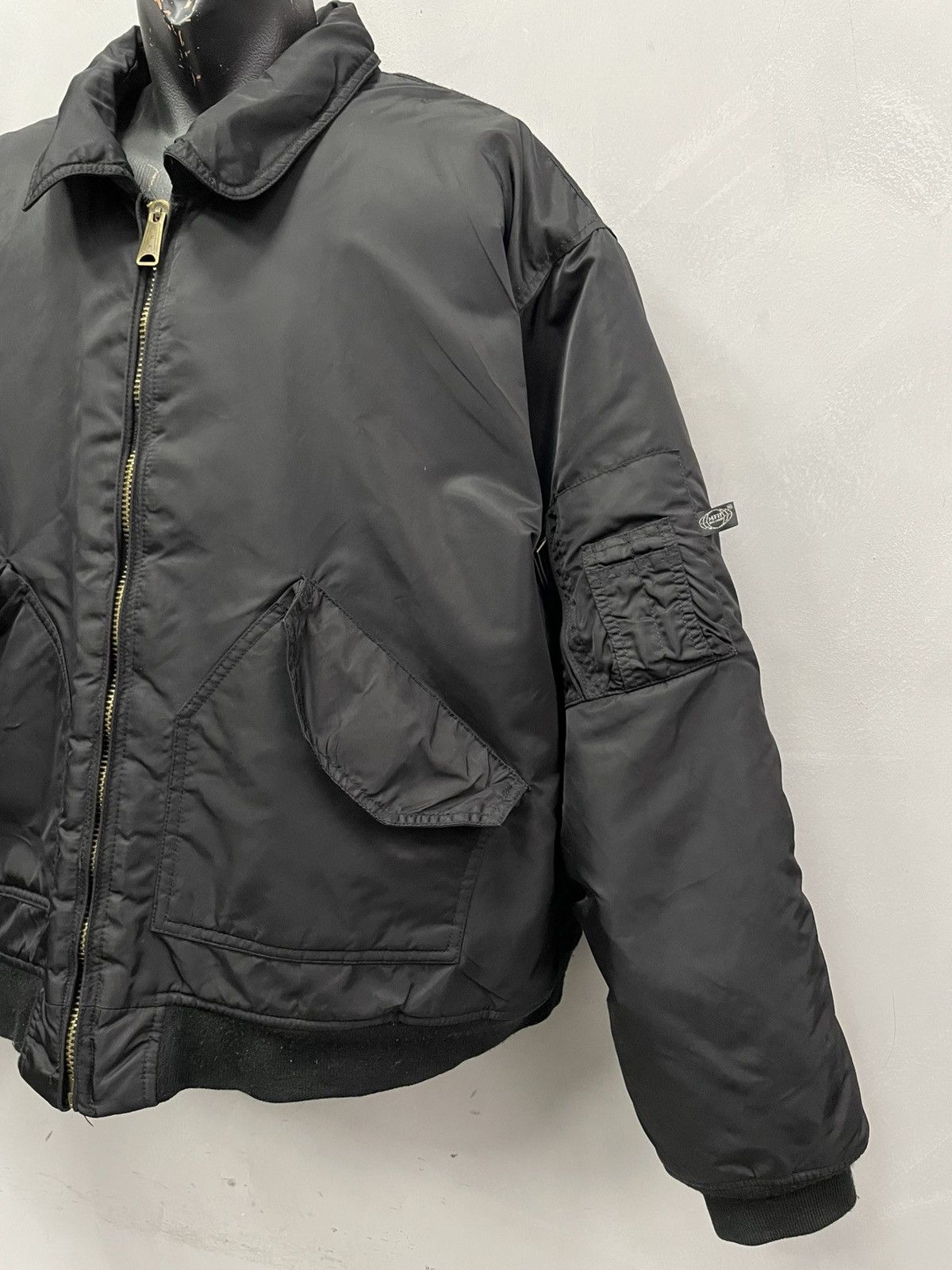 Alpha Industries Rare CWU bomber jacket schott style boxy fit streetwear y2k Size US XXL / EU 58 / 5 - 3 Thumbnail