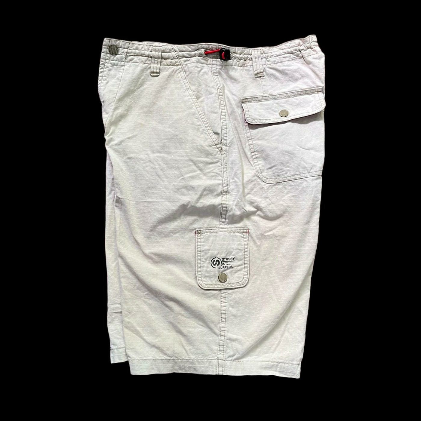 Stussy Vintage 90s Stussy Surplus Short Cargo Pants Size US 31 - 4 Thumbnail