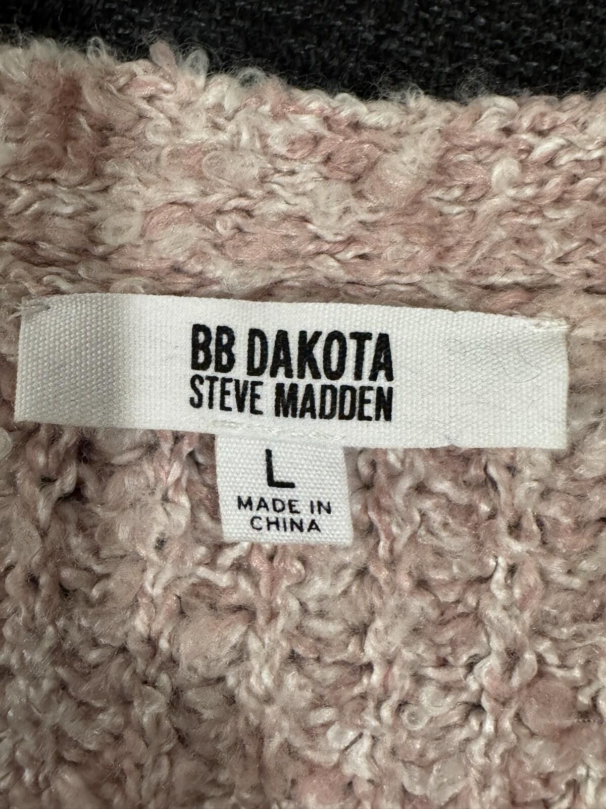Other BB Dakota Soft Stretchy Slouchy Coffee Date Mauve Knitted Cardigan Size L Size L / US 10 / IT 46 - 10 Thumbnail