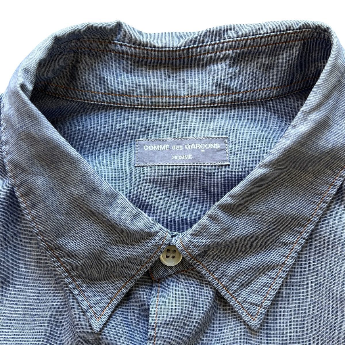Comme des Garcons COMME des GARCONS HOMME 2002SS Split Logo Button Down Shirt Size US M / EU 48-50 / 2 - 3 Thumbnail