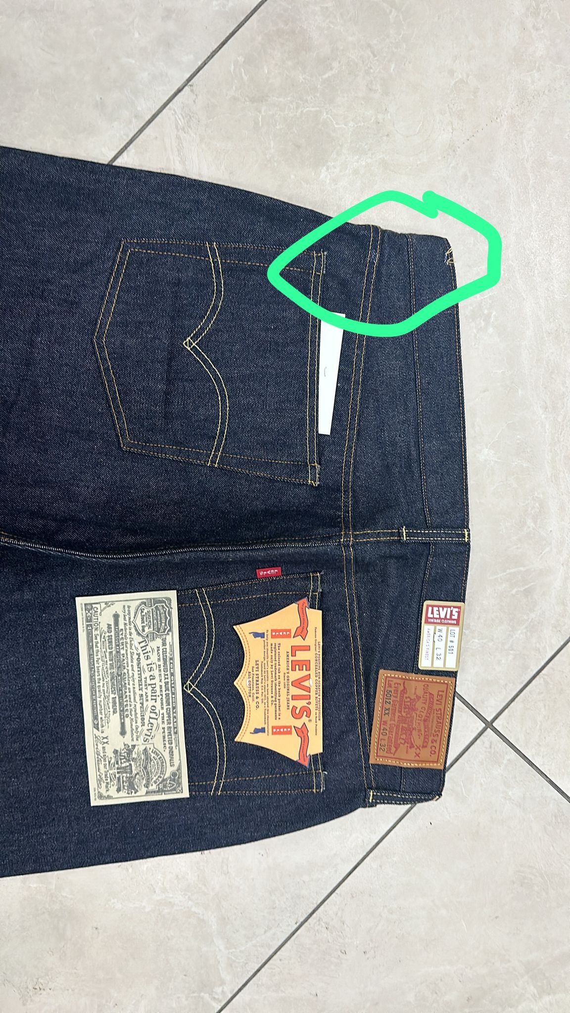 Levi's Vintage Clothing LVC Levi's Vintage Clothing 1954 501Z XX BigE Selvedge Jeans Size US 40 / EU 56 - 3 Thumbnail