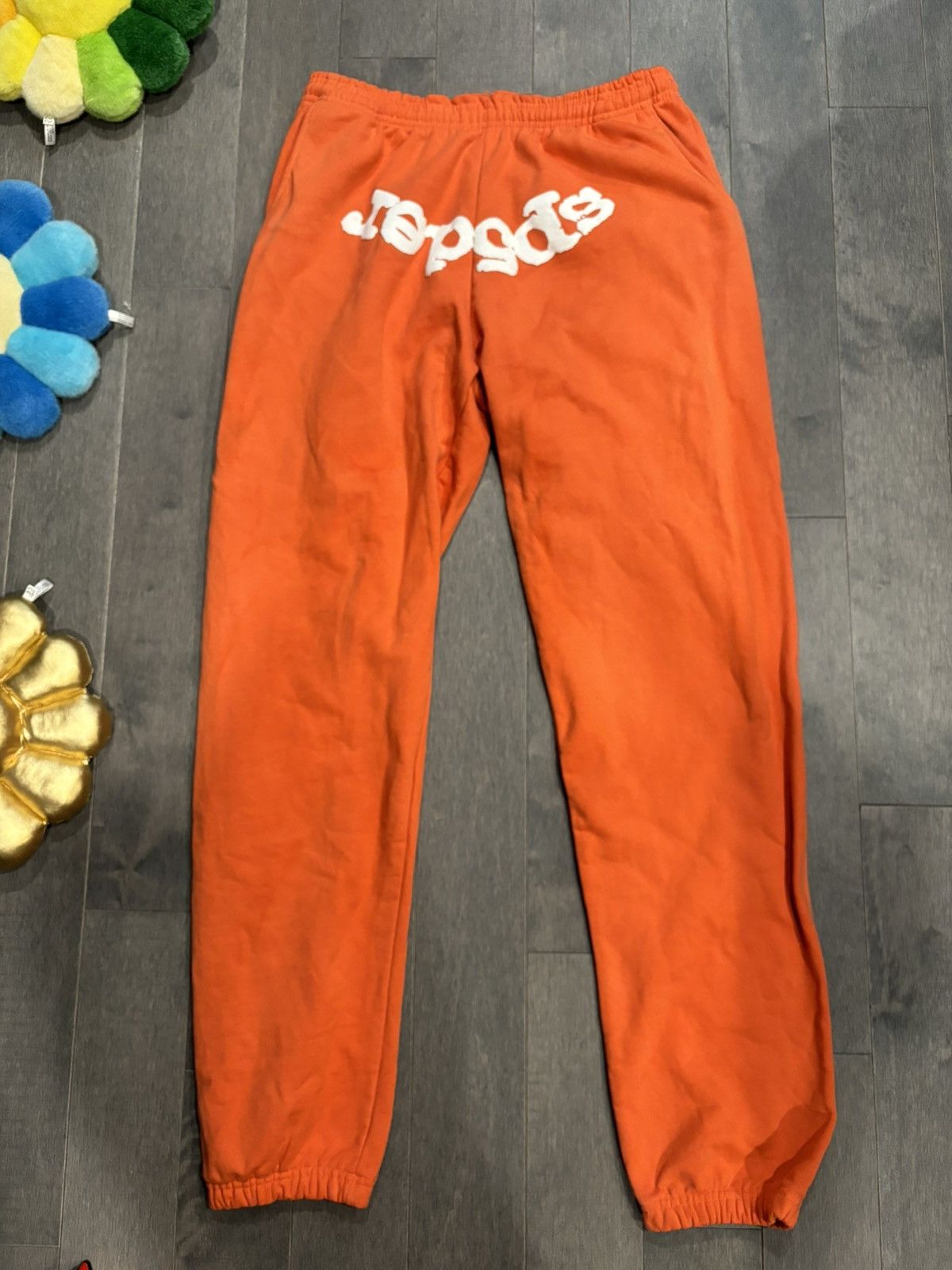 image of Spider Worldwide Sp5Der Spider Orange Sweatpants XL X-Large, Men's (Size 36)