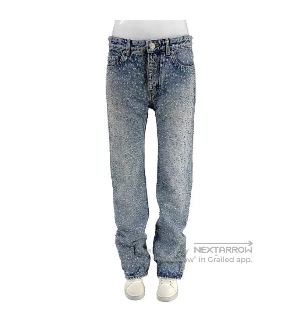 Balenciaga Balenciaga Blue Diamond Button Mid. Size 27" / US 4 / IT 40 - 1 Thumbnail