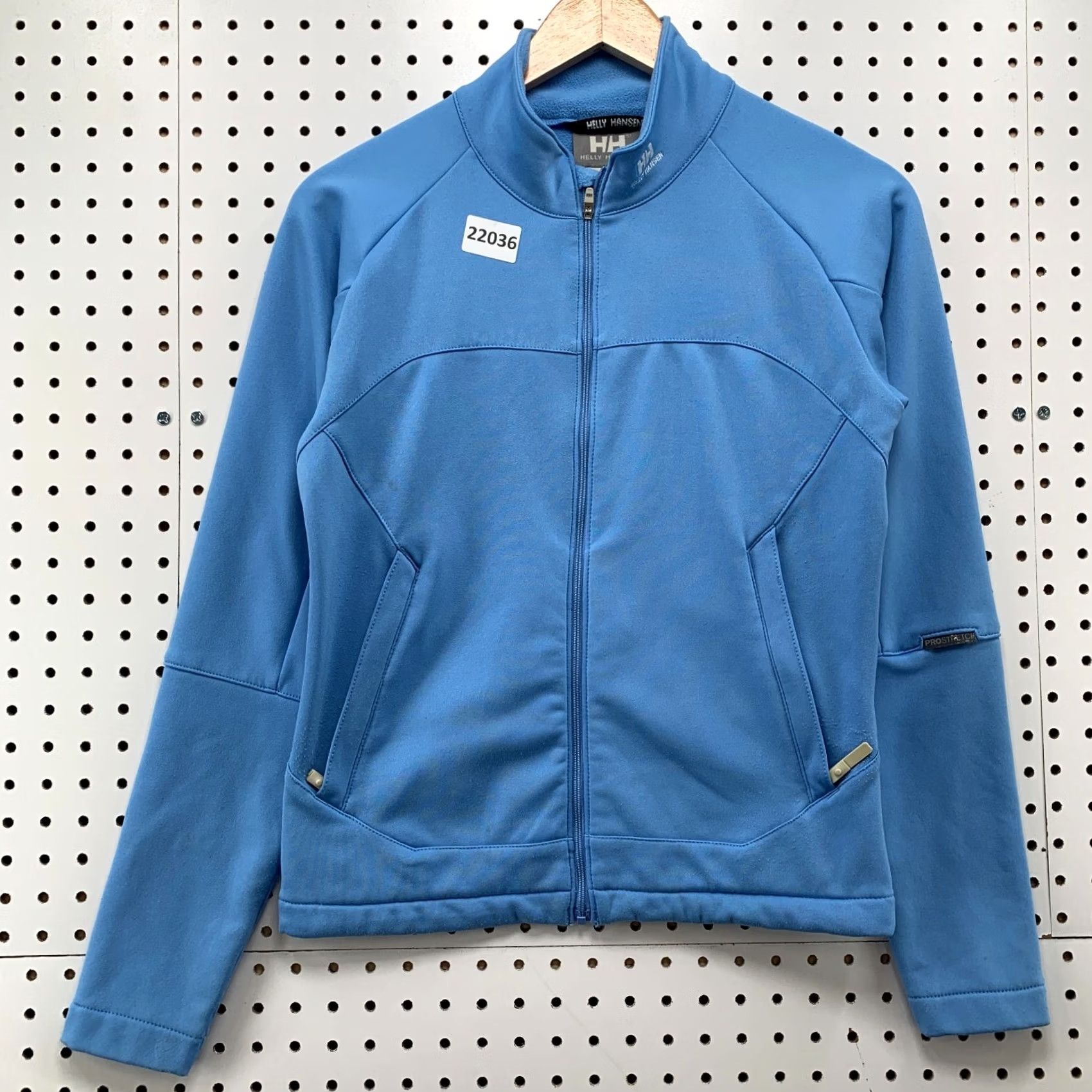 Helly Hansen Helly Hansen Track Jacket Blue Womens Small Full Zip Activewear 17.5x23 HH Size S / US 4 / IT 40 - 5 Thumbnail