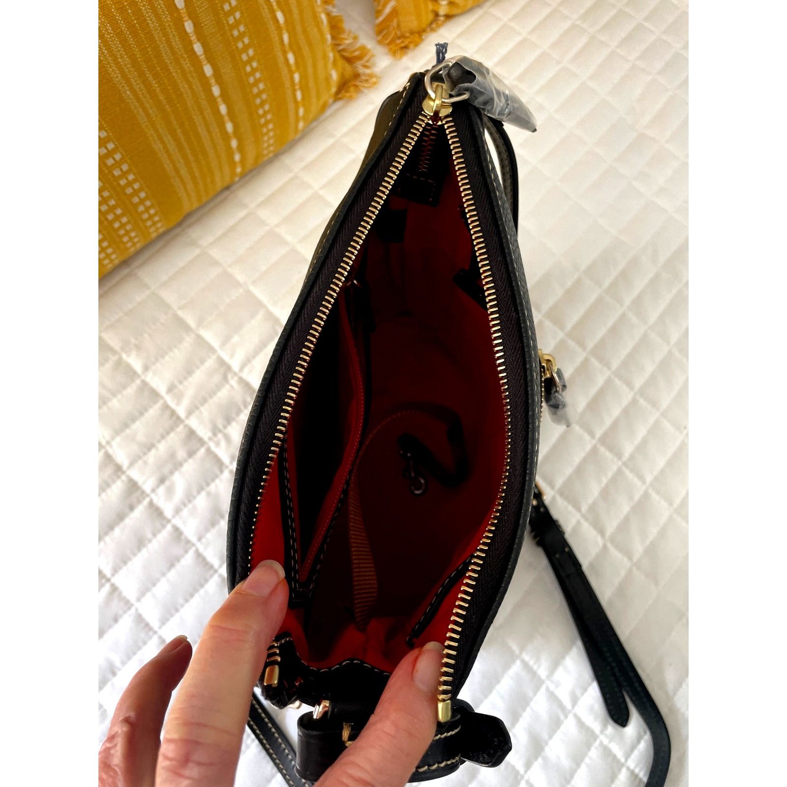 Dooney & Bourke Dooney & Bourke Pebble Grain Small Tassel Crossbody Dust Bag Size ONE SIZE - 5 Thumbnail