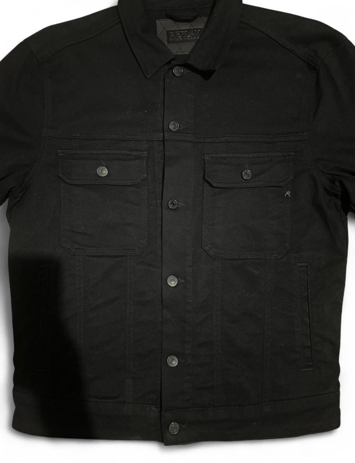 Replay Black denim jacket Size US M / EU 48-50 / 2 - 2 Thumbnail
