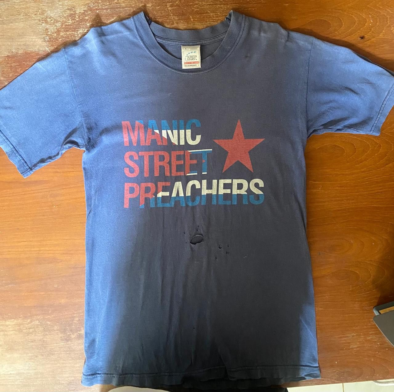Vintage Manic Street Preachers Cuba Flag Vintage Band Tee Size US S / EU 44-46 / 1 - 1 Thumbnail