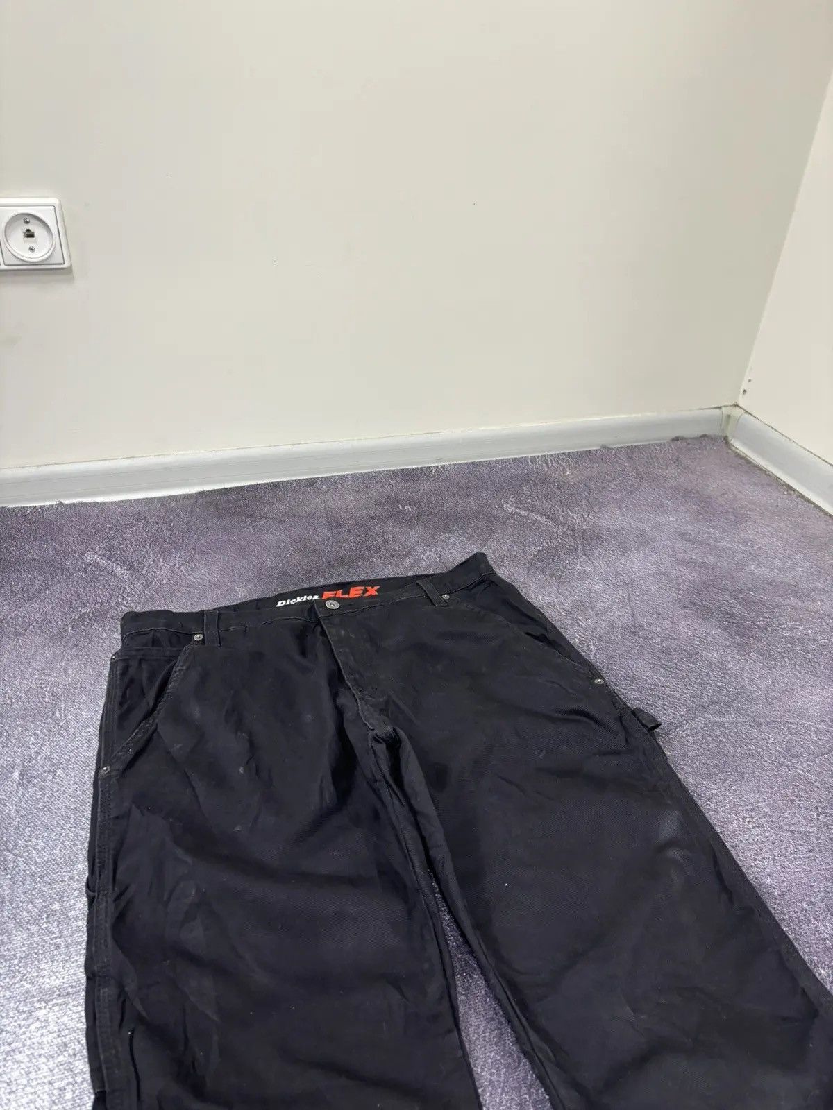 Dickies × Vintage Vintage Dickies Flex American Black Work Hype Pants Size US 36 / EU 52 - 9 Thumbnail