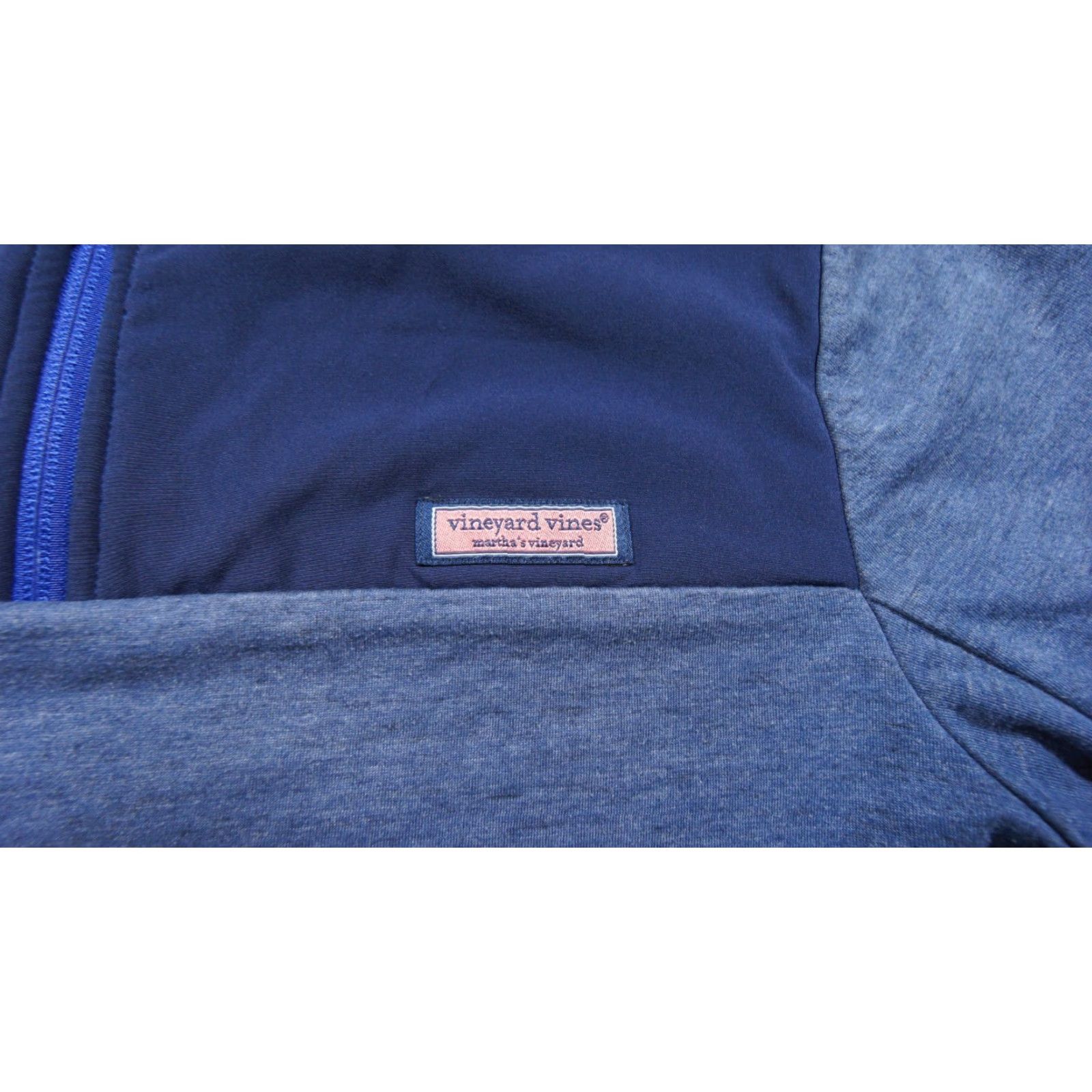 Vineyard Vines Vineyard Vines Sweater Mens Medium Blue 1/4 Zip Pullover Outdoor Performance Knit Pullover Fashion Casual Business Mens Size US M / EU 48-50 / 2 - 3 Thumbnail