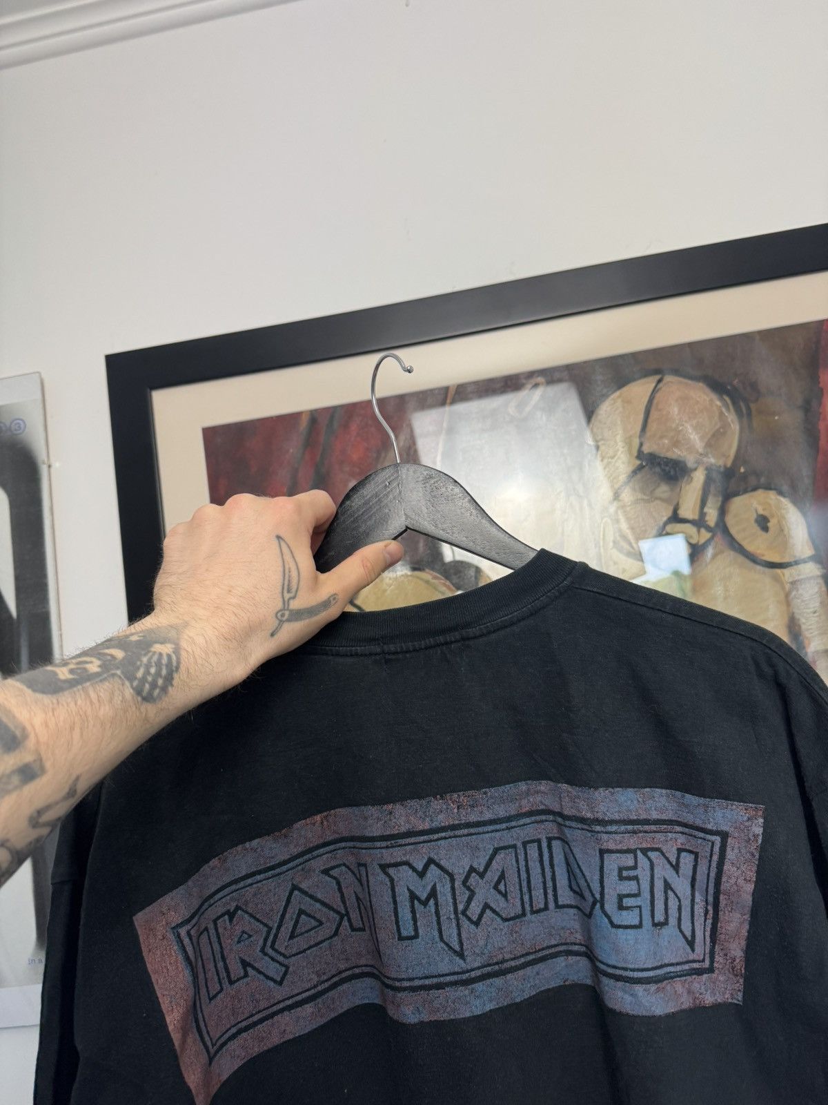 Band Tees Vintage Iron Maiden Band Tee The X Factor Trasher License Size US XL / EU 56 / 4 - 3 Thumbnail