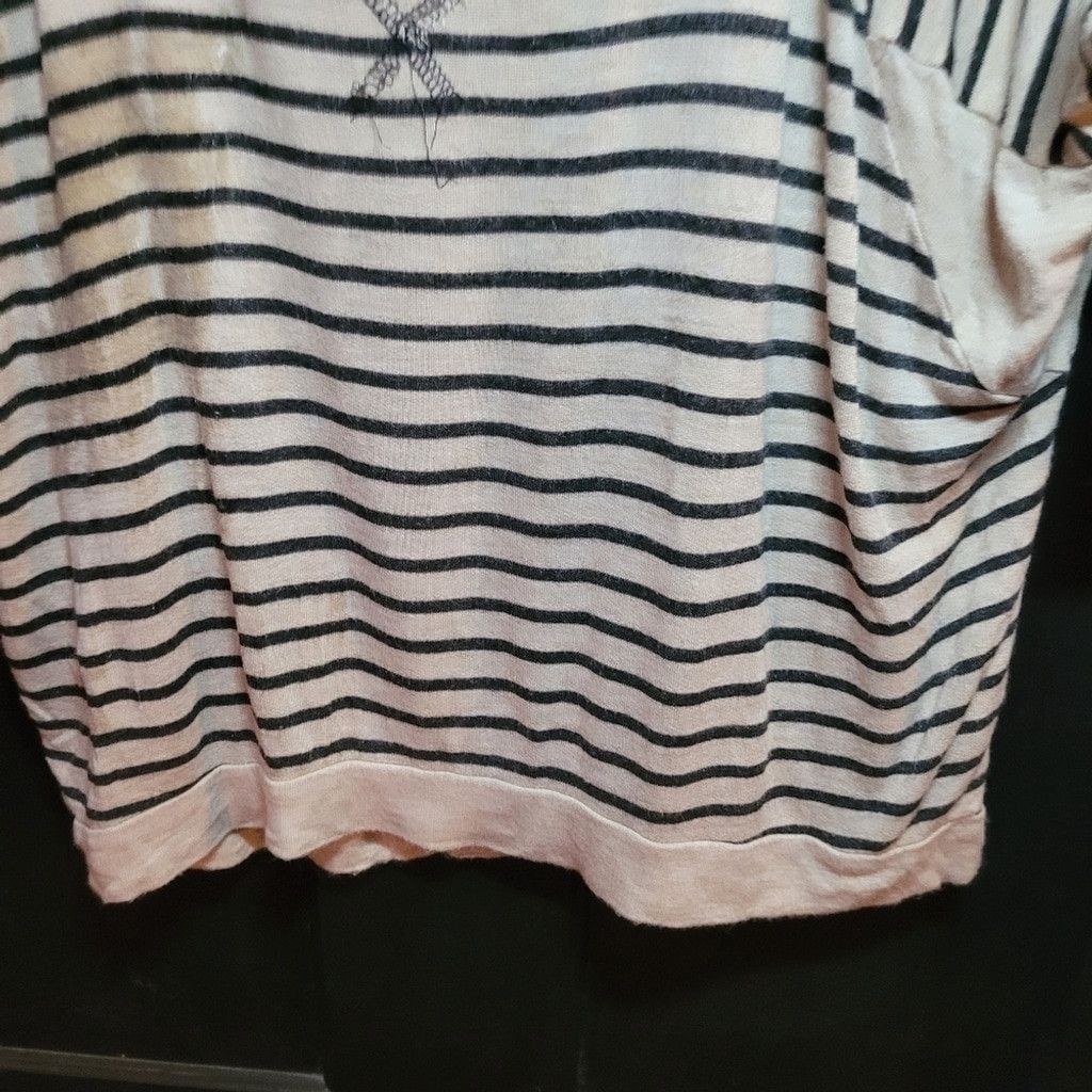 Montagut Monteri, casual shirt. Beige with black stripes.,guc, M Size L / US 10 / IT 46 - 5 Thumbnail