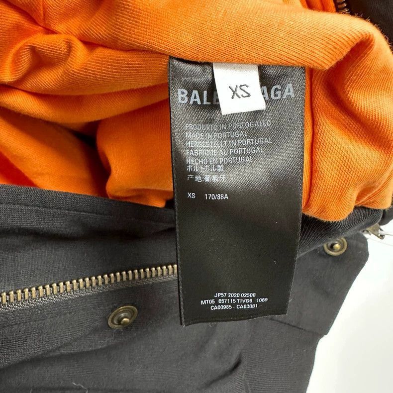 Balenciaga Balenciaga Embroidered Logo Hooded Jacket-2506 Size US XS / EU 42 / 0 - 6 Thumbnail