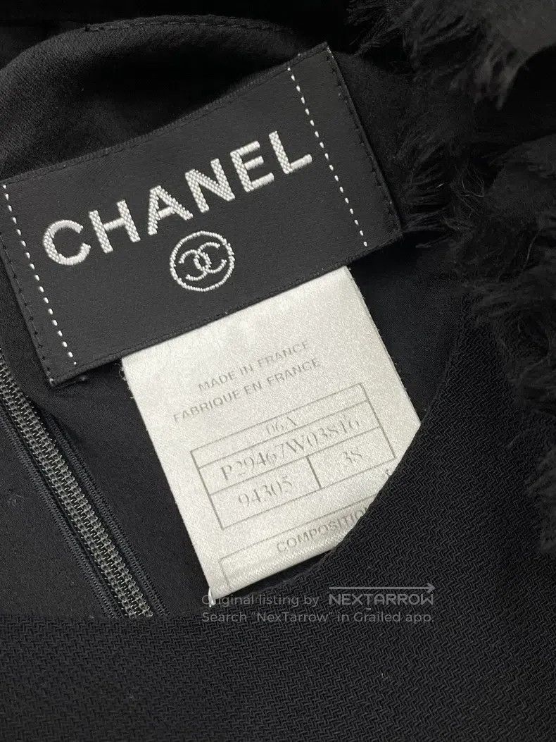 Chanel Chanel Black mesh two-piece silk dress Size XS / US 0-2 / IT 36-38 - 4 Thumbnail