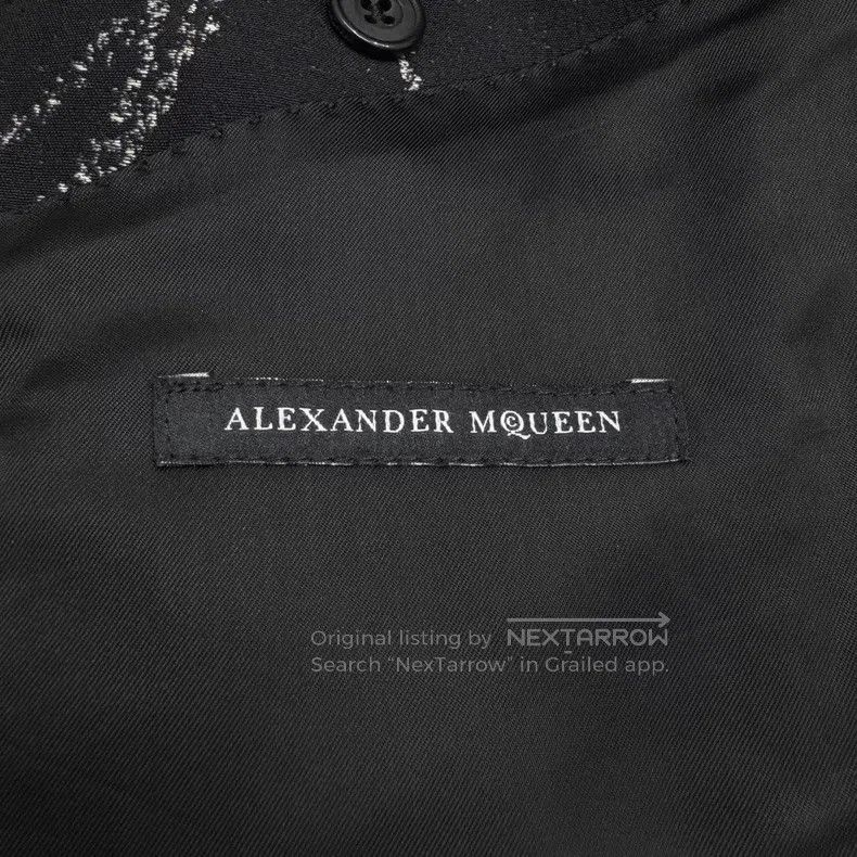 Alexander McQueen Alexander Mcqueen Graffiti suit jacket Size 50R - 3 Thumbnail