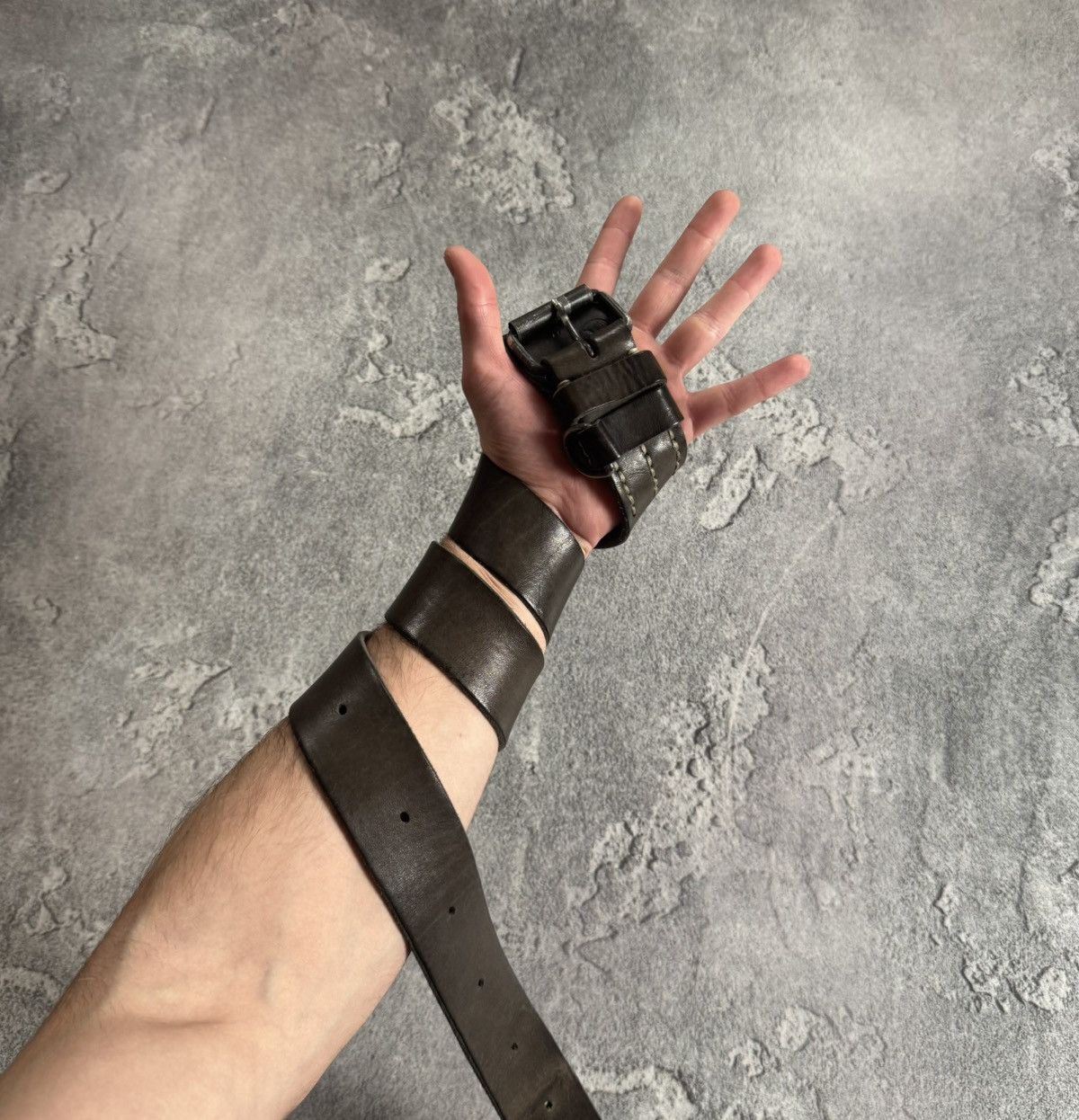 Allsaints Allsaints vintage avantgarde leather belt Size ONE SIZE - 1 Thumbnail