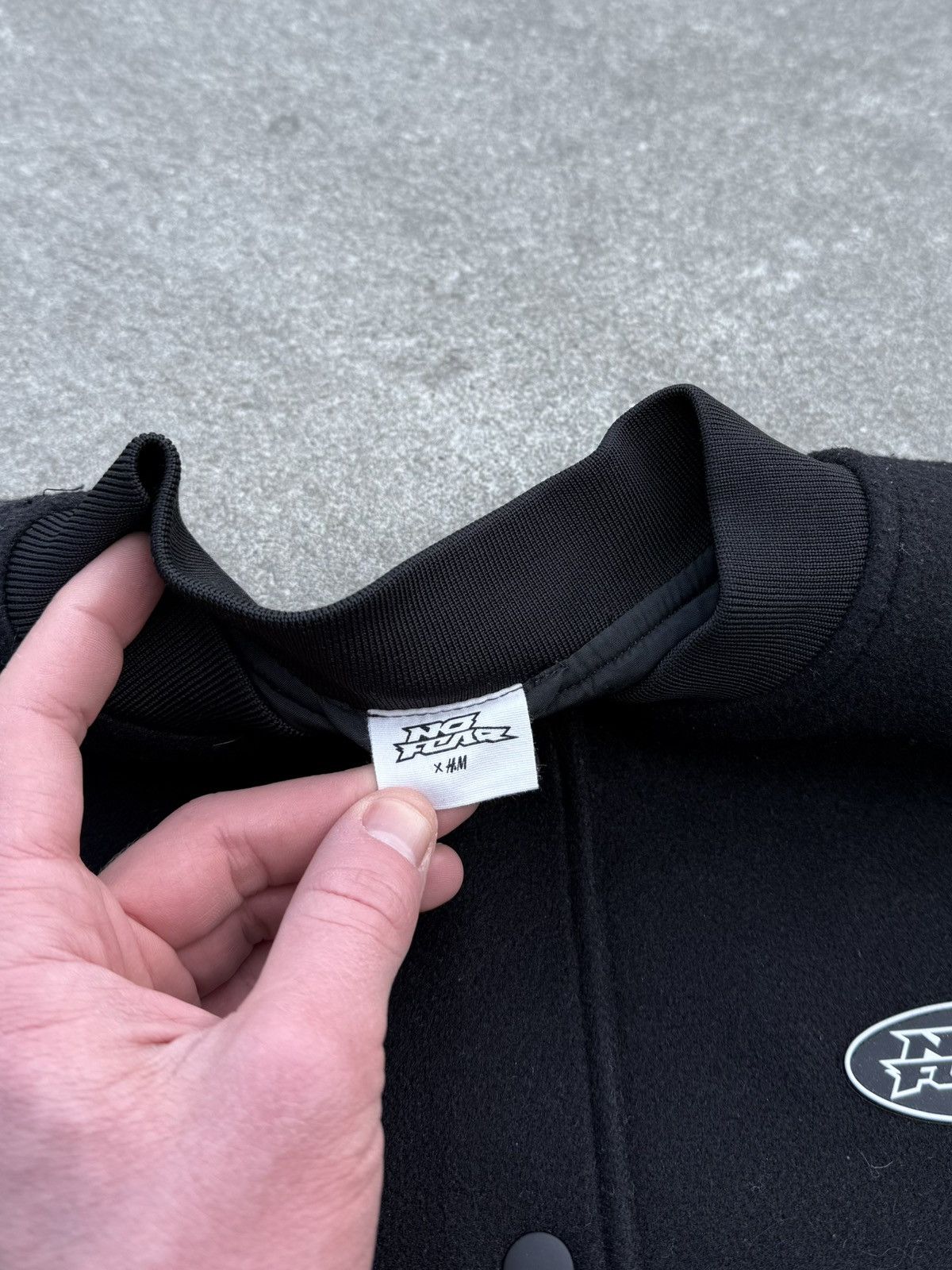 Vintage No Fear Y2K streetwear bomber jacket