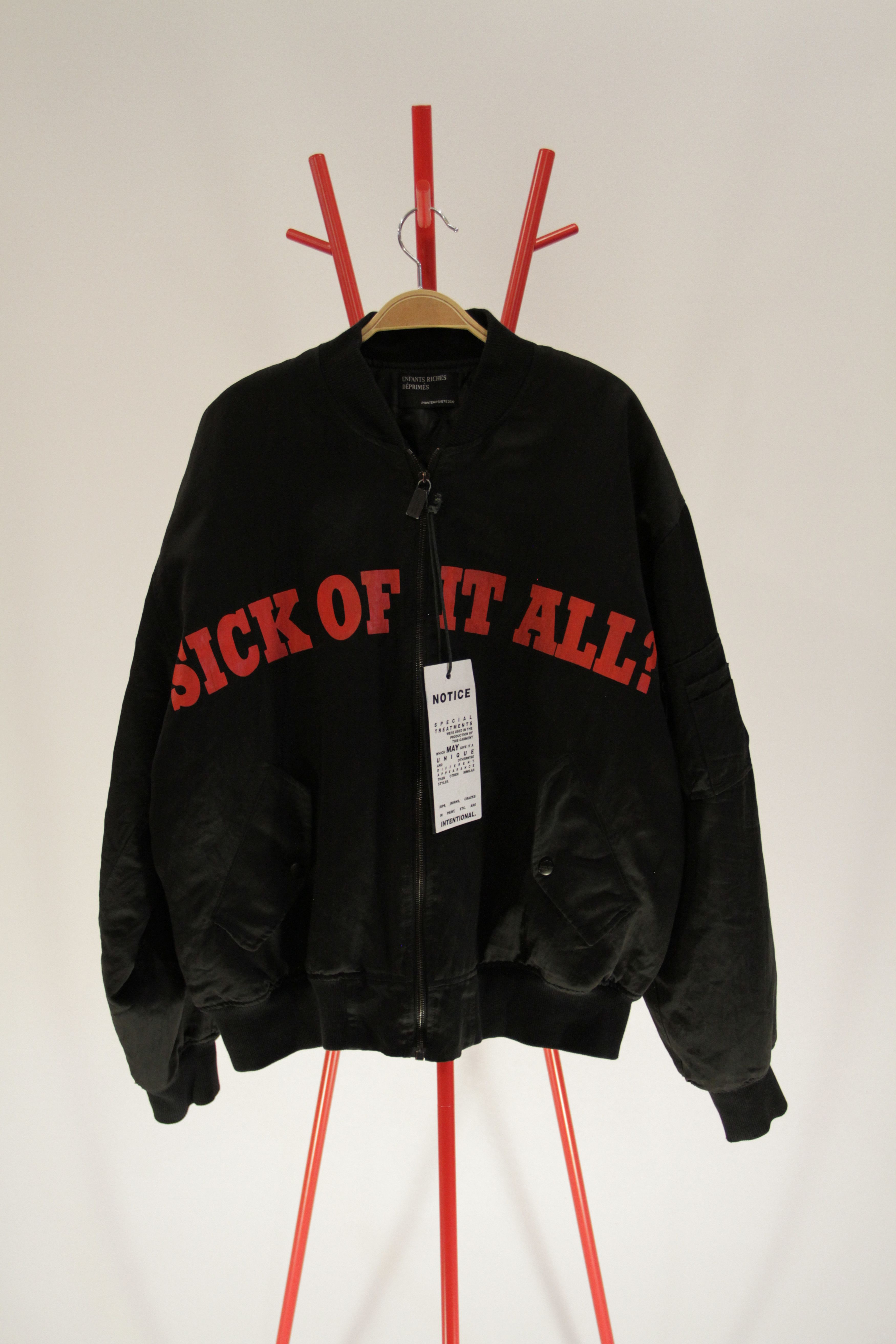 Enfants Riches Deprimes SS22 Sick Of It All Bomber Size US M / EU 48-50 / 2 - 1 Thumbnail