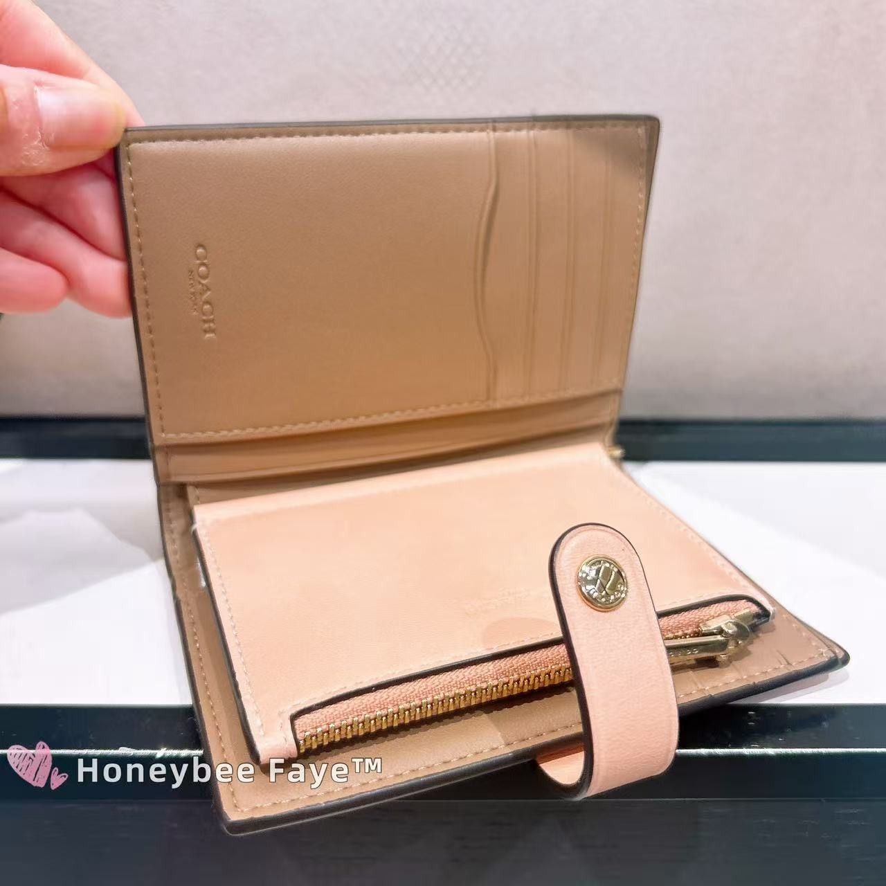 Coach 2 In 1 Wallet CCL71 Light Pink Size ONE SIZE - 4 Thumbnail