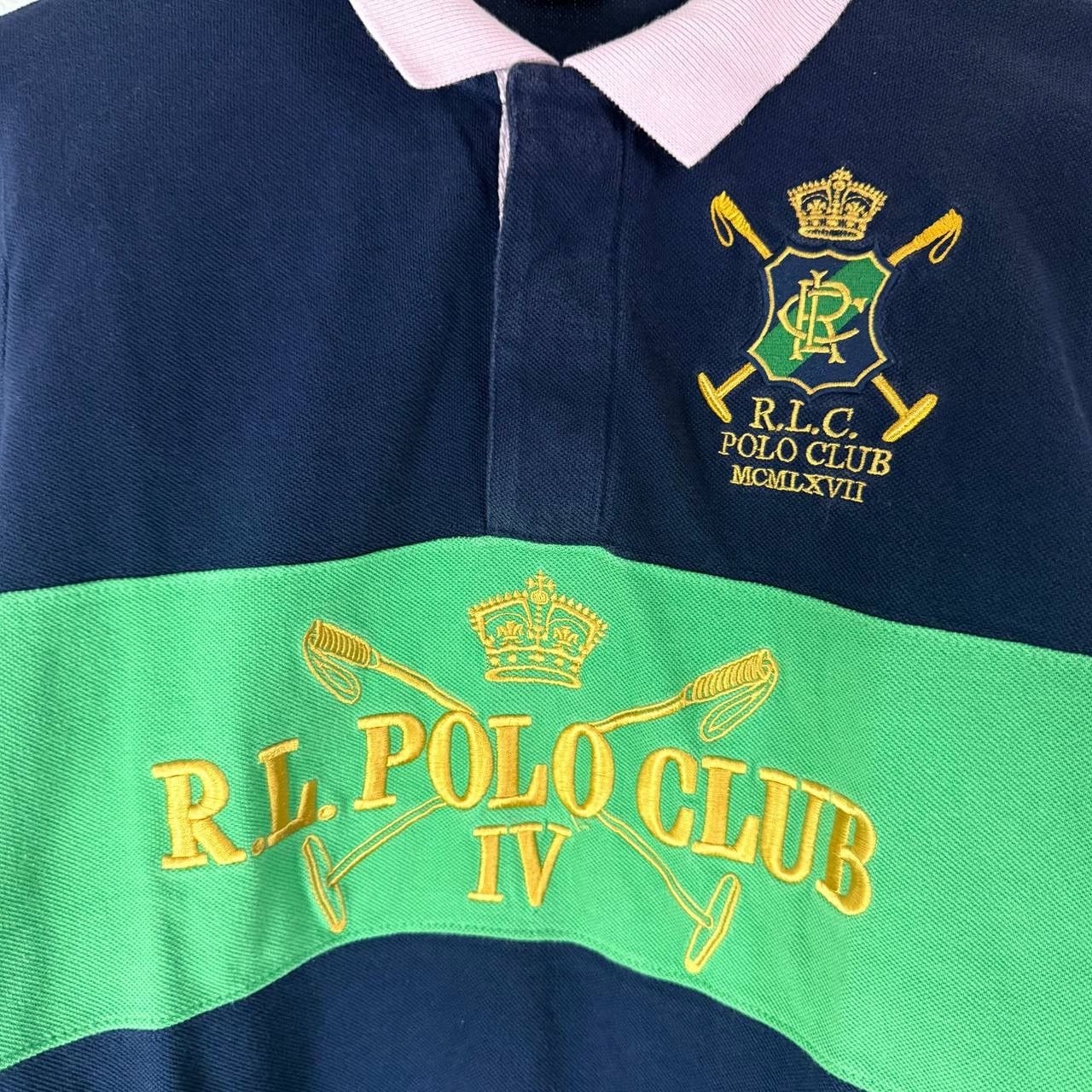 Ralph Lauren Rl Polo Club Vintage Rugby Shirt Tee Cheef Keef Size L / US 10 / IT 46 - 3 Thumbnail