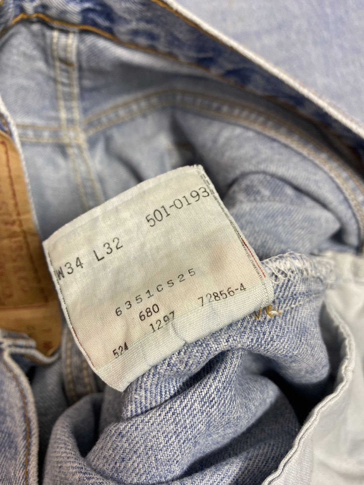Levi's Vintage 90s Levi’s 501 jeans denim Size US 34 / EU 50 - 10 Thumbnail