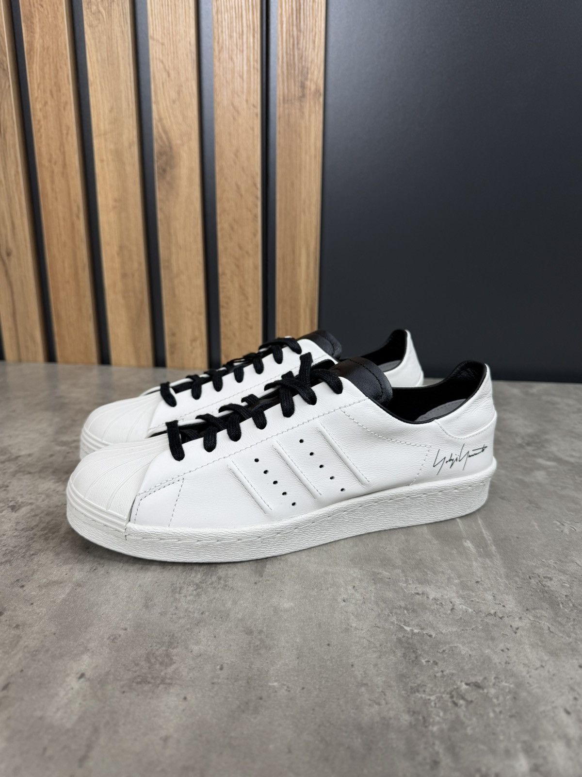 Y-3 Adidas Y-3 Superstar White Sneakers Size US 6.5 Size US 6.5 / EU 39-40 - 1 Thumbnail