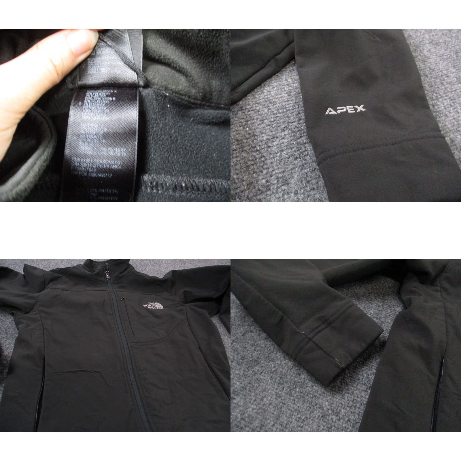 The North Face The North Face Jacket Womens M Black Softshell Windbreaker Lined Pockets Zip Full Zip 90s Outdoor Brand: The North Face Mens Womens Girls Size M / US 6-8 / IT 42-44 - 8 Thumbnail