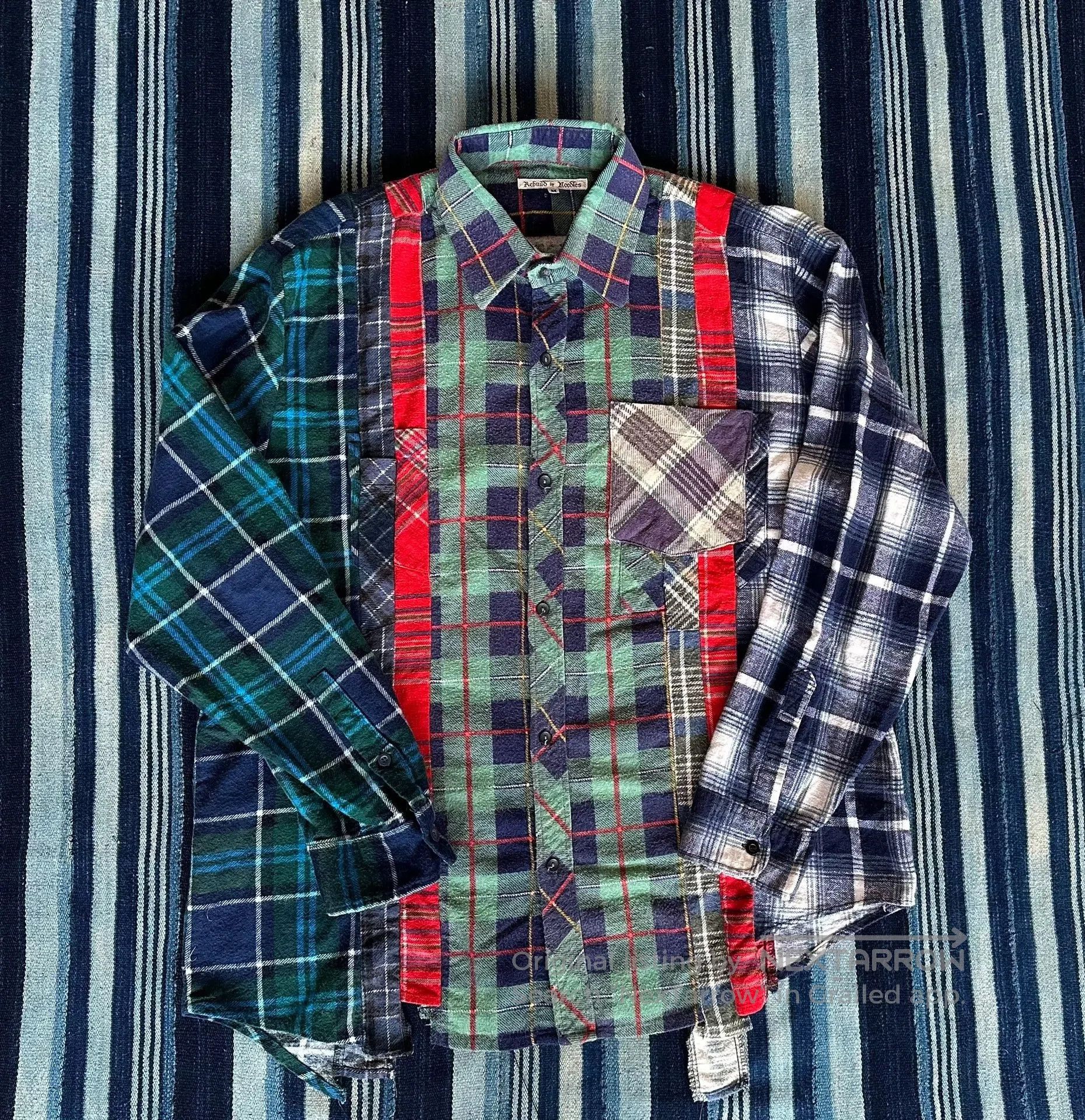 Needles Rebuild By Needles Ribon Wide Flannel Shirt. Size US M / EU 48-50 / 2 - 2 Thumbnail