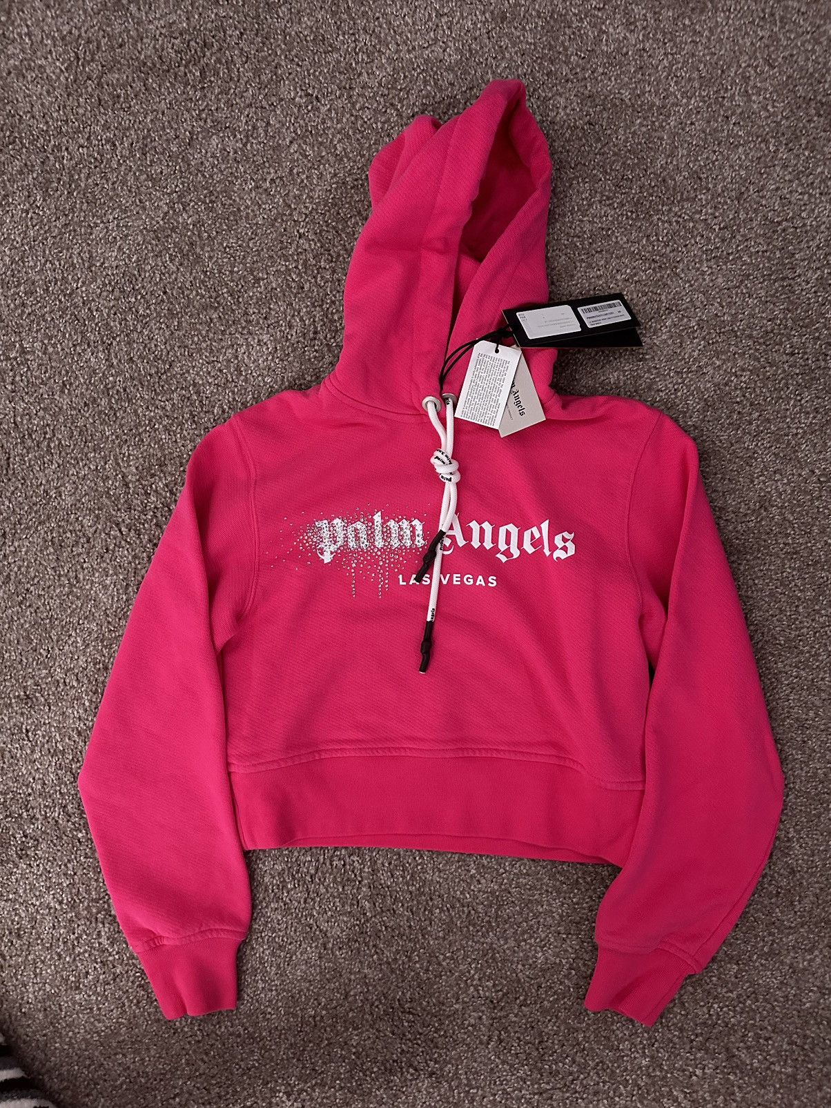 Palm Angels Palm Angels rhinestone sprayed hoodie Size XS / US 0-2 / IT 36-38 - 1 Thumbnail
