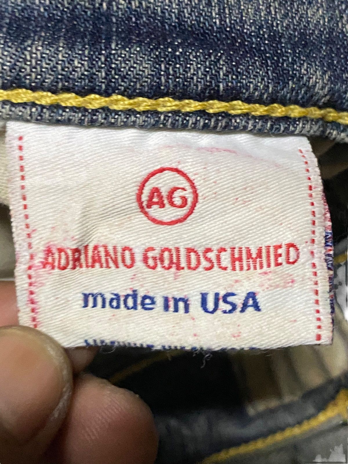 If Six Was Nine Rare Vintage Adriano Goldschmied Distressed Flare Jeans Size US 32 / EU 48 - 21 Thumbnail