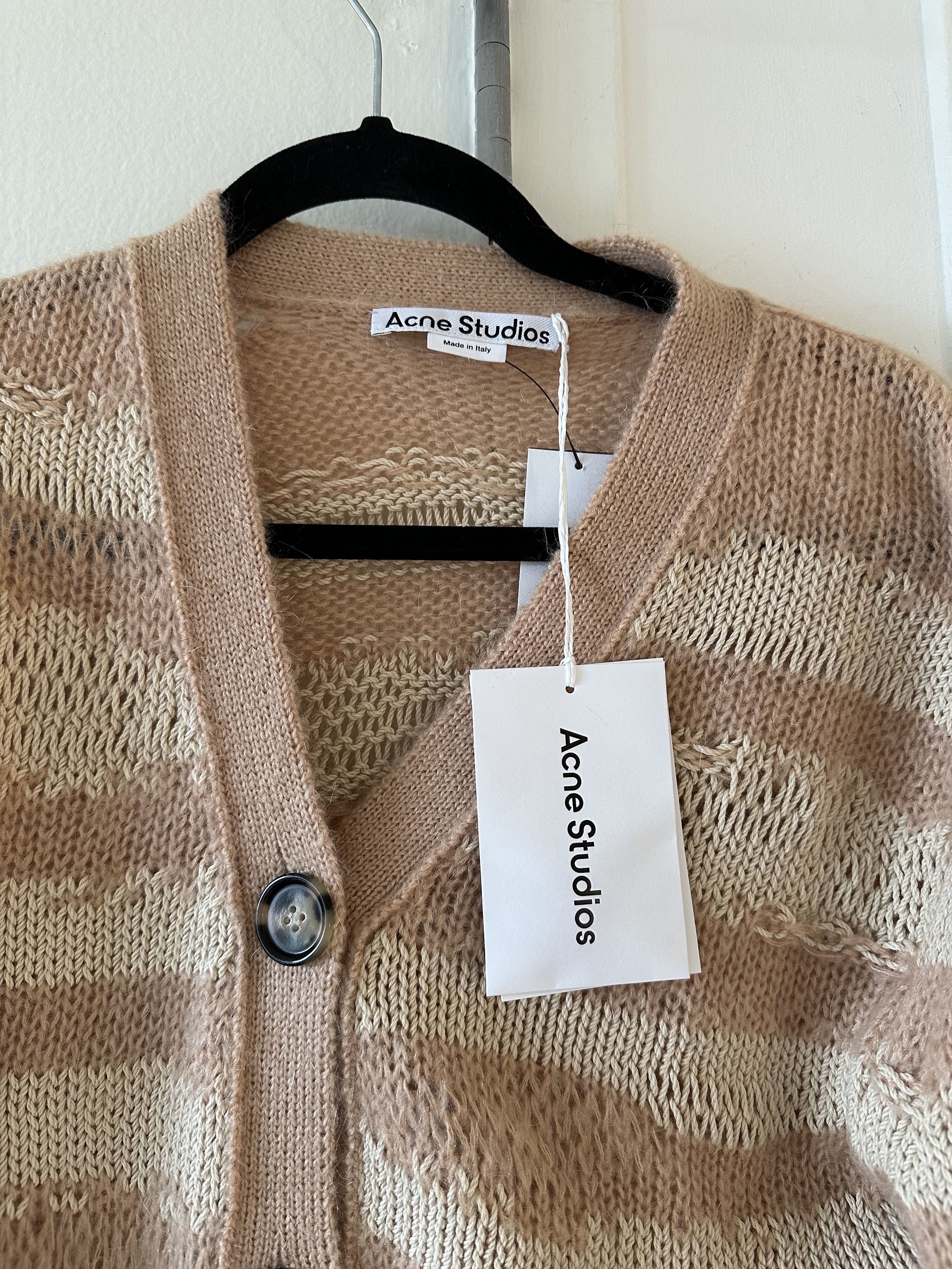 Acne Studios Acne Studios "Kurt Cobain" Distressed Mohair Cardigan Size US S / EU 44-46 / 1 - 2 Thumbnail