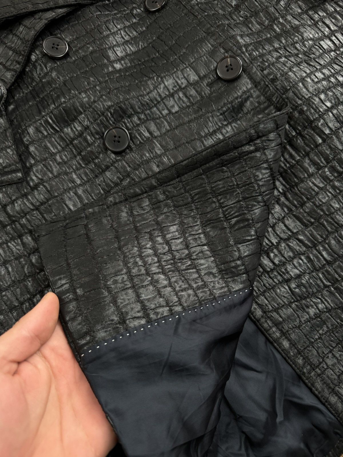 Dries Van Noten Rare coat Dries can Noten Crocodile original luxury item Size M / US 6-8 / IT 42-44 - 3 Thumbnail