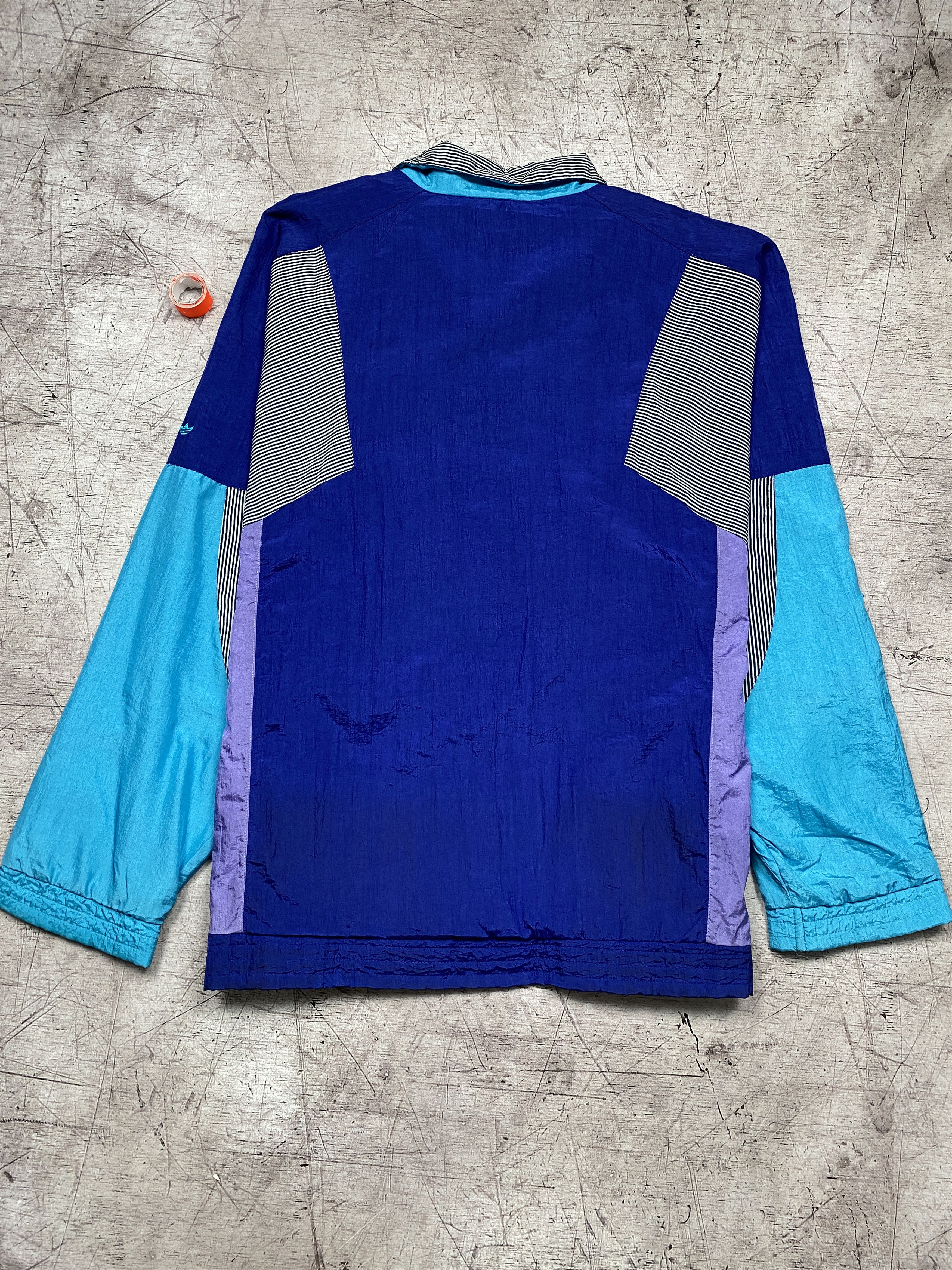 Adidas × Vintage Adidas 90s Vintage Mens Nylon Track Top Jacket Size US XL / EU 56 / 4 - 11 Thumbnail