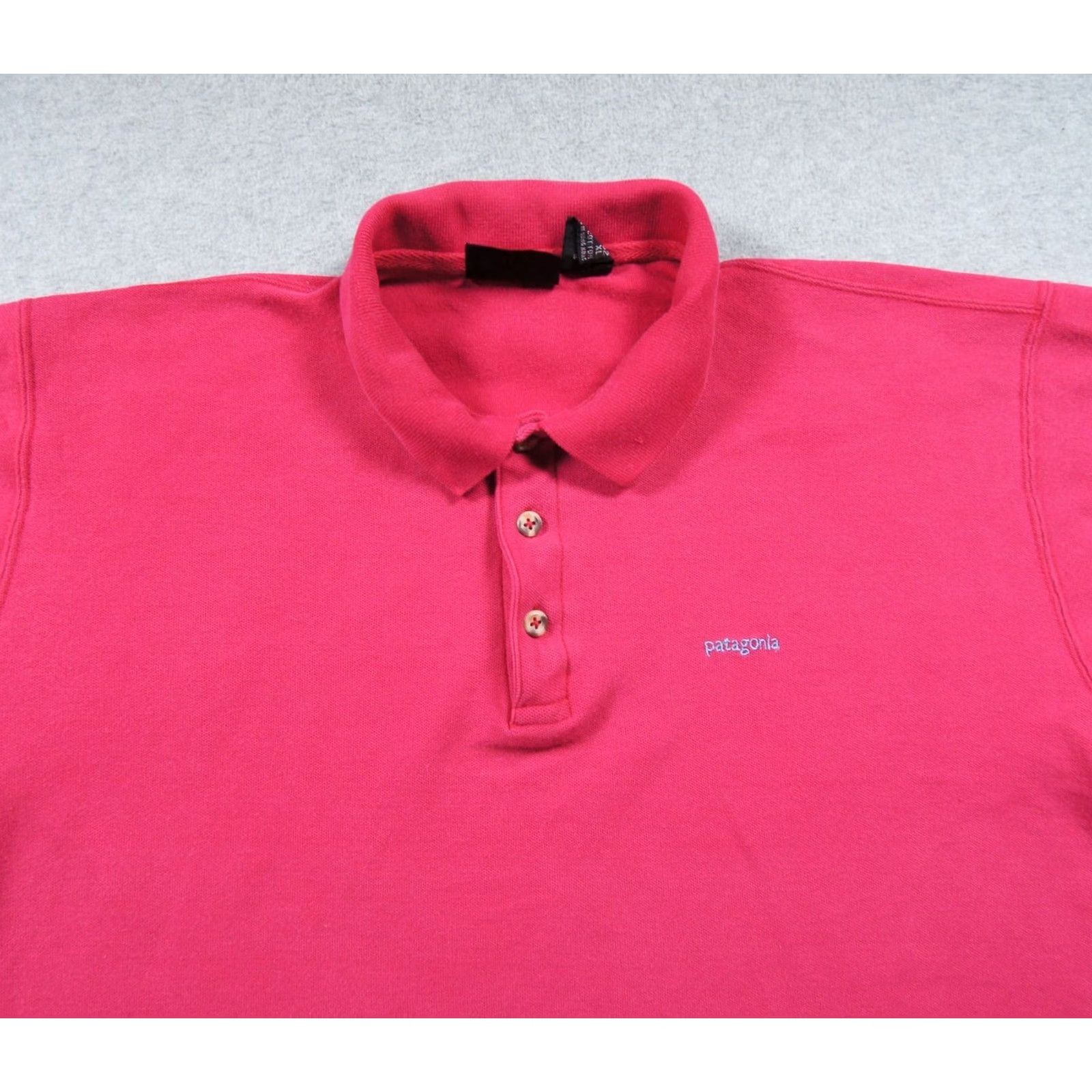 Patagonia VINTAGE Patagonia Shirt Womens Large Pink Polo Short Sleeve Collared Outdoors Size L / US 10 / IT 46 - 2 Thumbnail