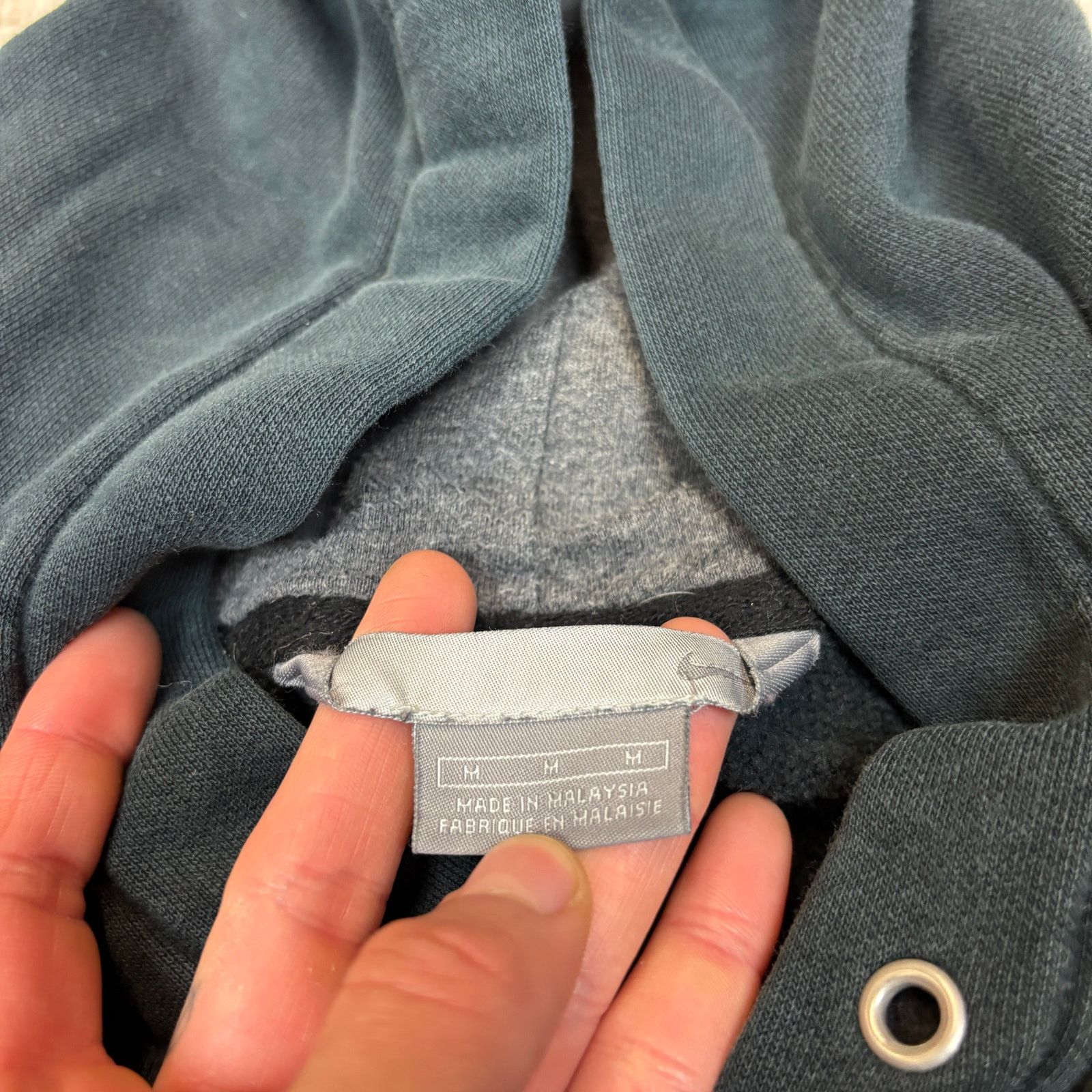 Nike Vintage Y2K Air Nike Spellout Hoodie Men's Medium Silver Tag Size US M / EU 48-50 / 2 - 4 Thumbnail