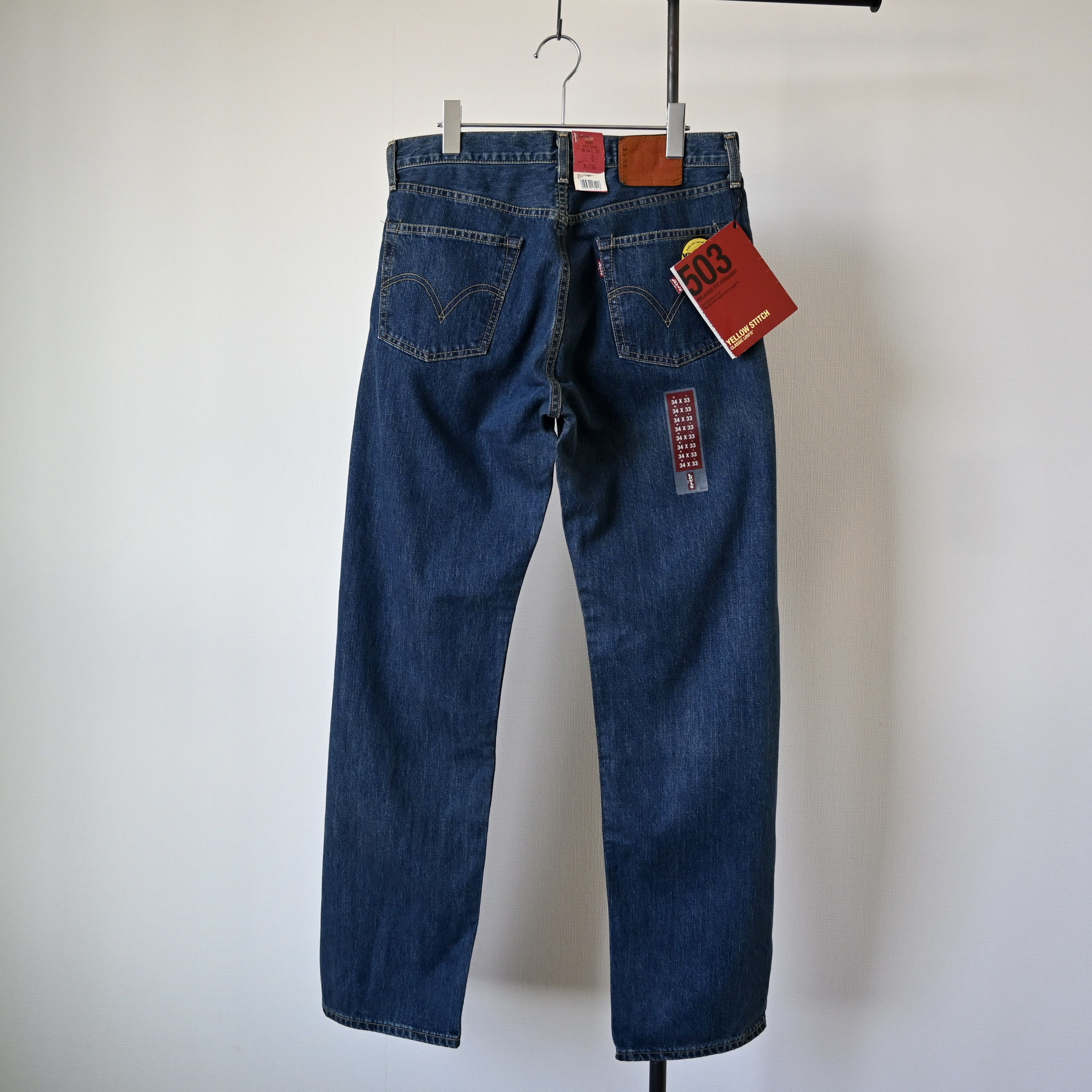 DEADSTOCK 2007 Levi's 503 "Yellow Stitch" made in Japan