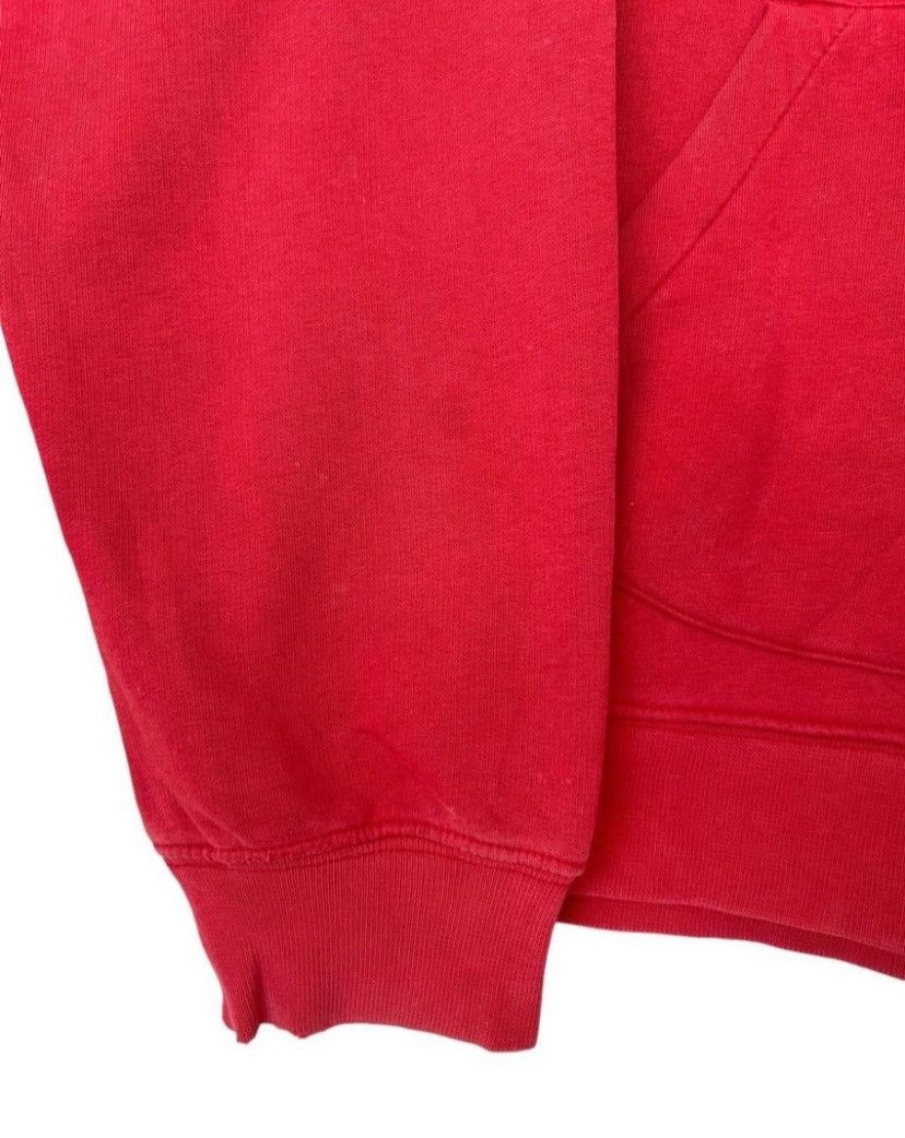 Nike Vintage Y2k Nike Distressed Sunfaded Red Baggy Boxy Hoodie Size US L / EU 52-54 / 3 - 6 Thumbnail