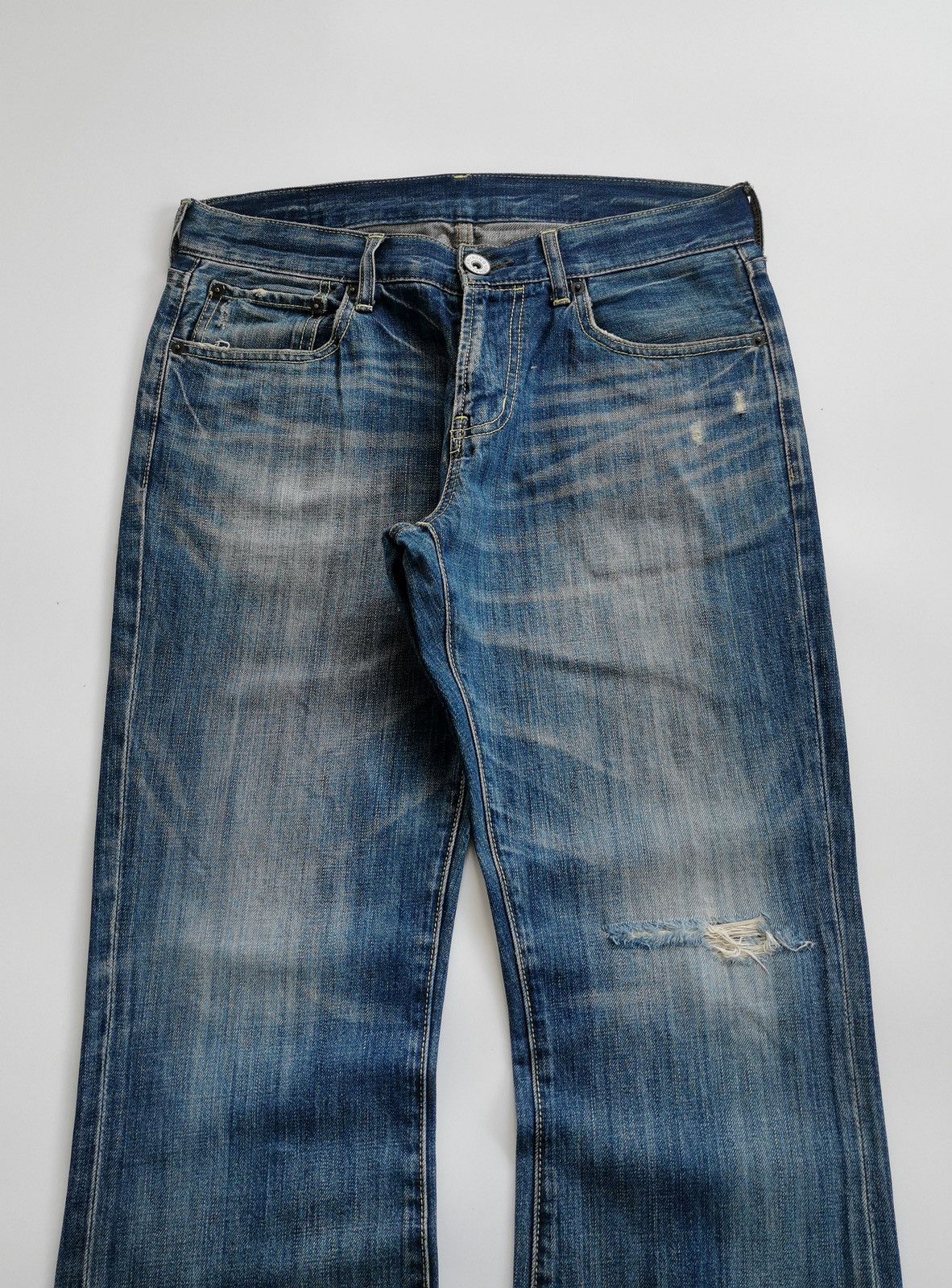 Japanese Brand King Jonathan Flared Bootcut Jeans Size US 32 / EU 48 - 3 Thumbnail
