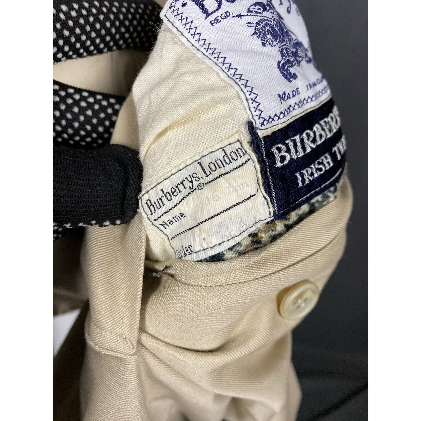 Burberry Burberry Women's Beige / Green Reversible Wool Coat Size 16 Size XL / US 12-14 / IT 48-50 - 16 Thumbnail