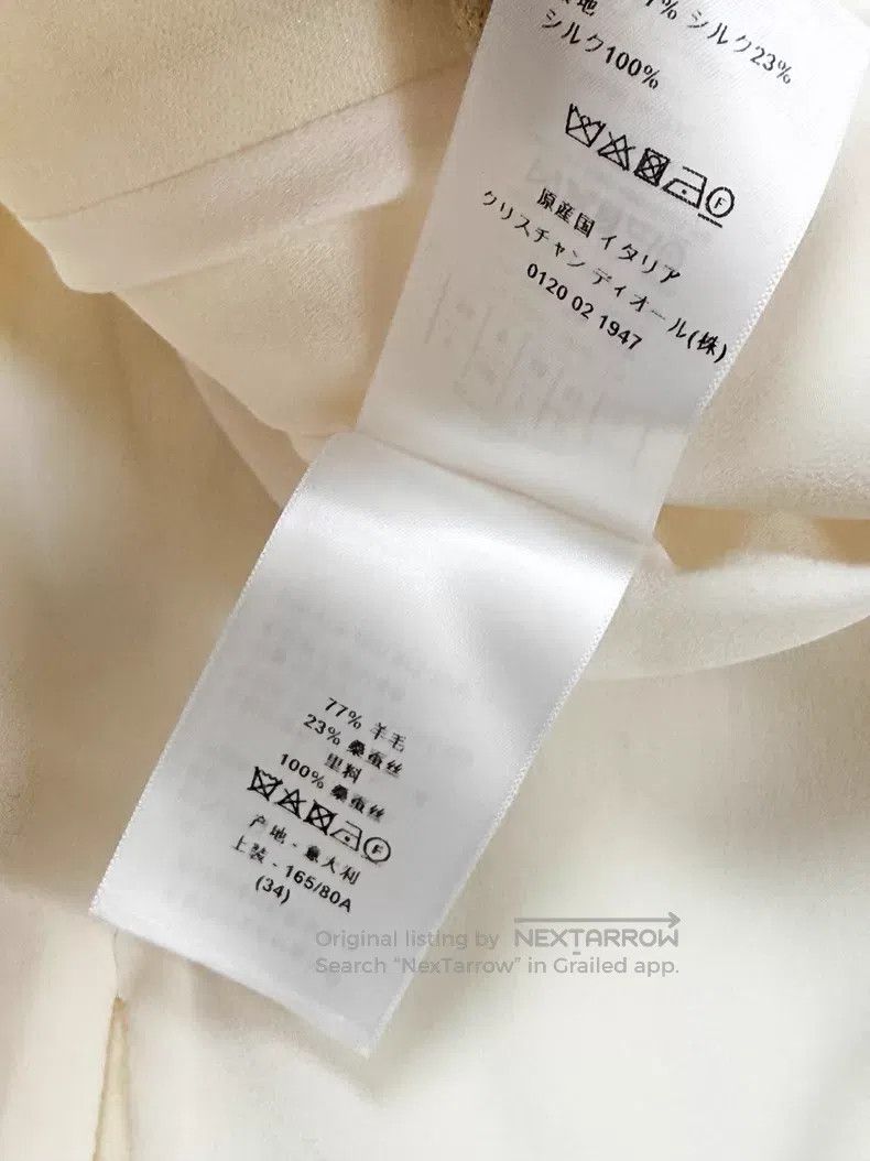 Dior Dior Long-sleeved suit jacket with straps Size XXS / US 00 / IT 34 - 6 Thumbnail
