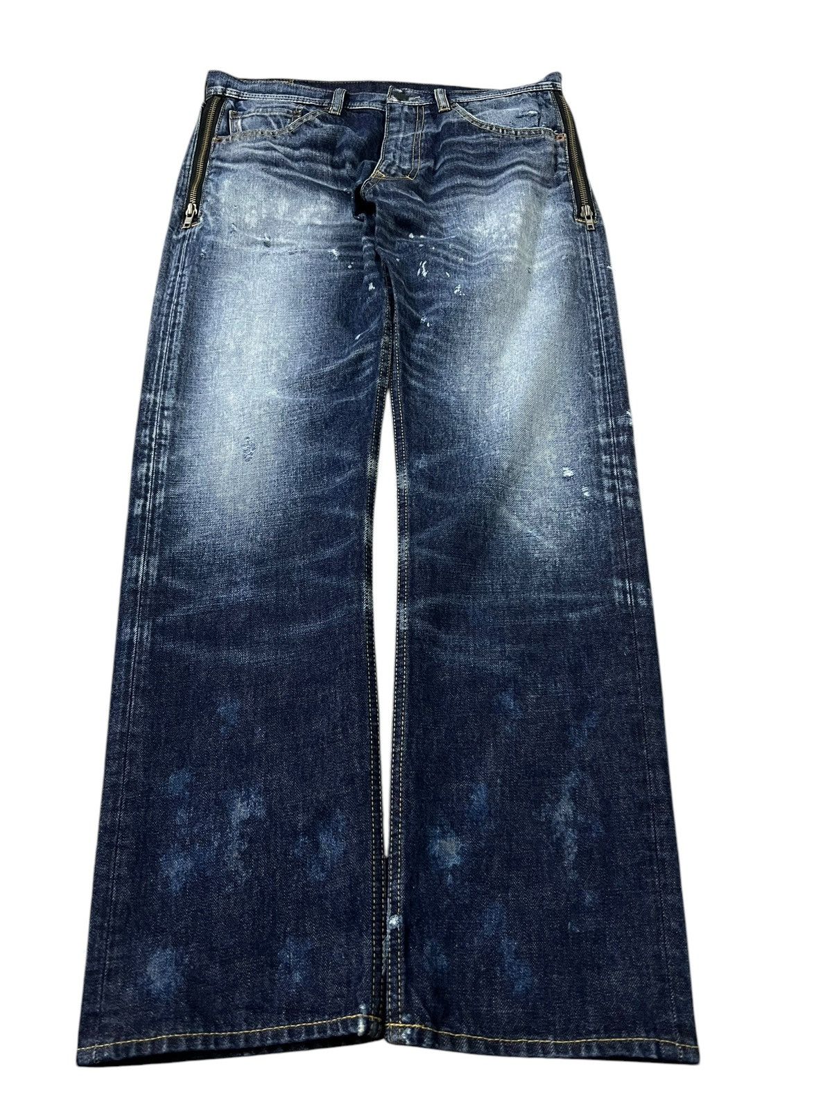 If Six Was Nine × Japanese Brand × Le Grande Bleu (L.G.B.) Ditress Jeans Rna Sweat & Co Punk Very Rare Size US 32 / EU 48 - 1 Thumbnail