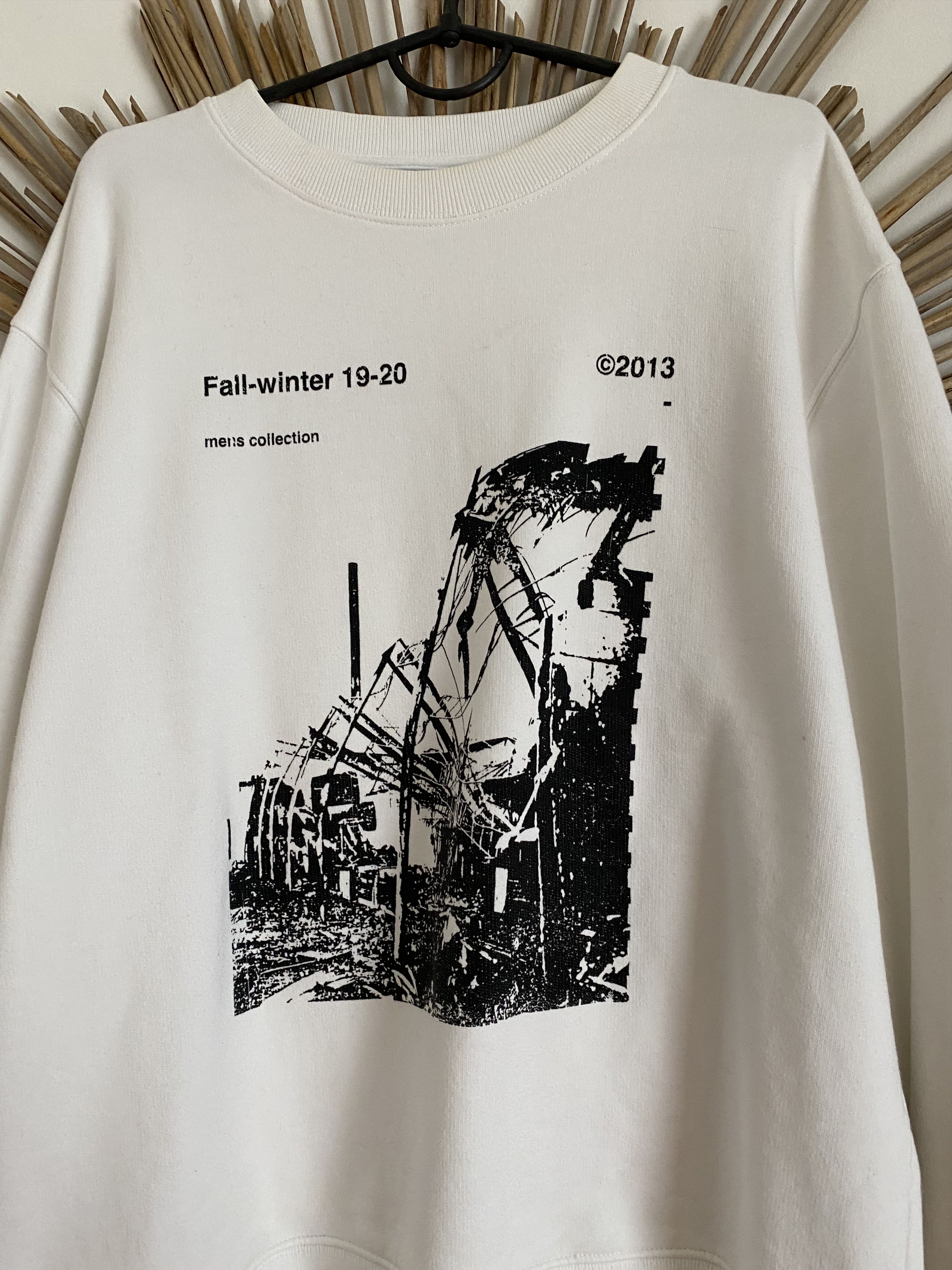 Off-White Off-White Main Label fall-winter 19-20 rare sweatshirt Size US L / EU 52-54 / 3 - 5 Thumbnail