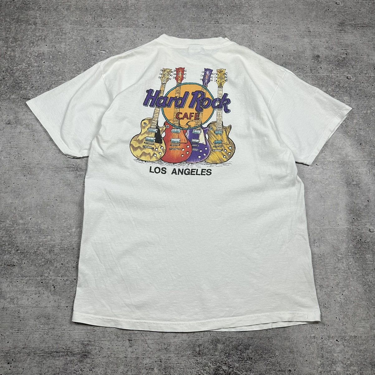 Hard Rock Cafe Vintage Hard Rock Cafe Los Angeles T-shirt White Men’s Size US XL / EU 56 / 4 - 1 Thumbnail