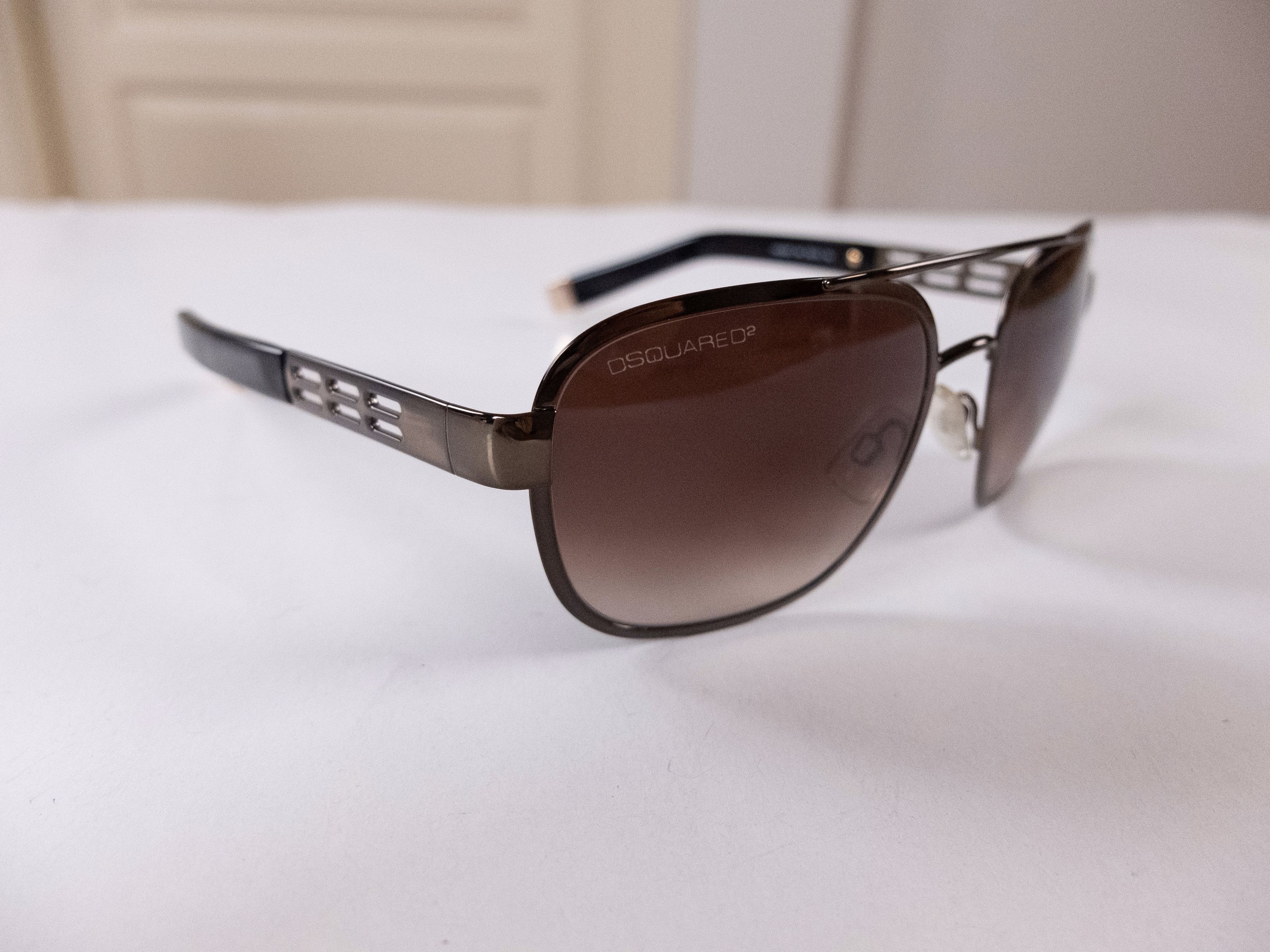 Dsquared2 DSQUARED2 metal frame rectangle sunglasses Made in Italy Size ONE SIZE - 1 Thumbnail