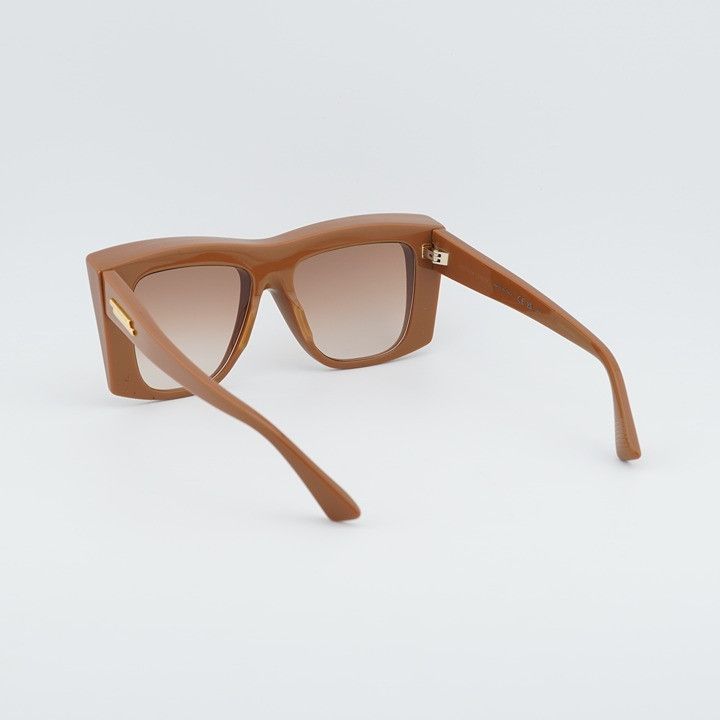 Bottega Veneta Bottega Veneta BV1270S 003 Women Sunglasses Brown Geometric Size ONE SIZE - 4 Thumbnail