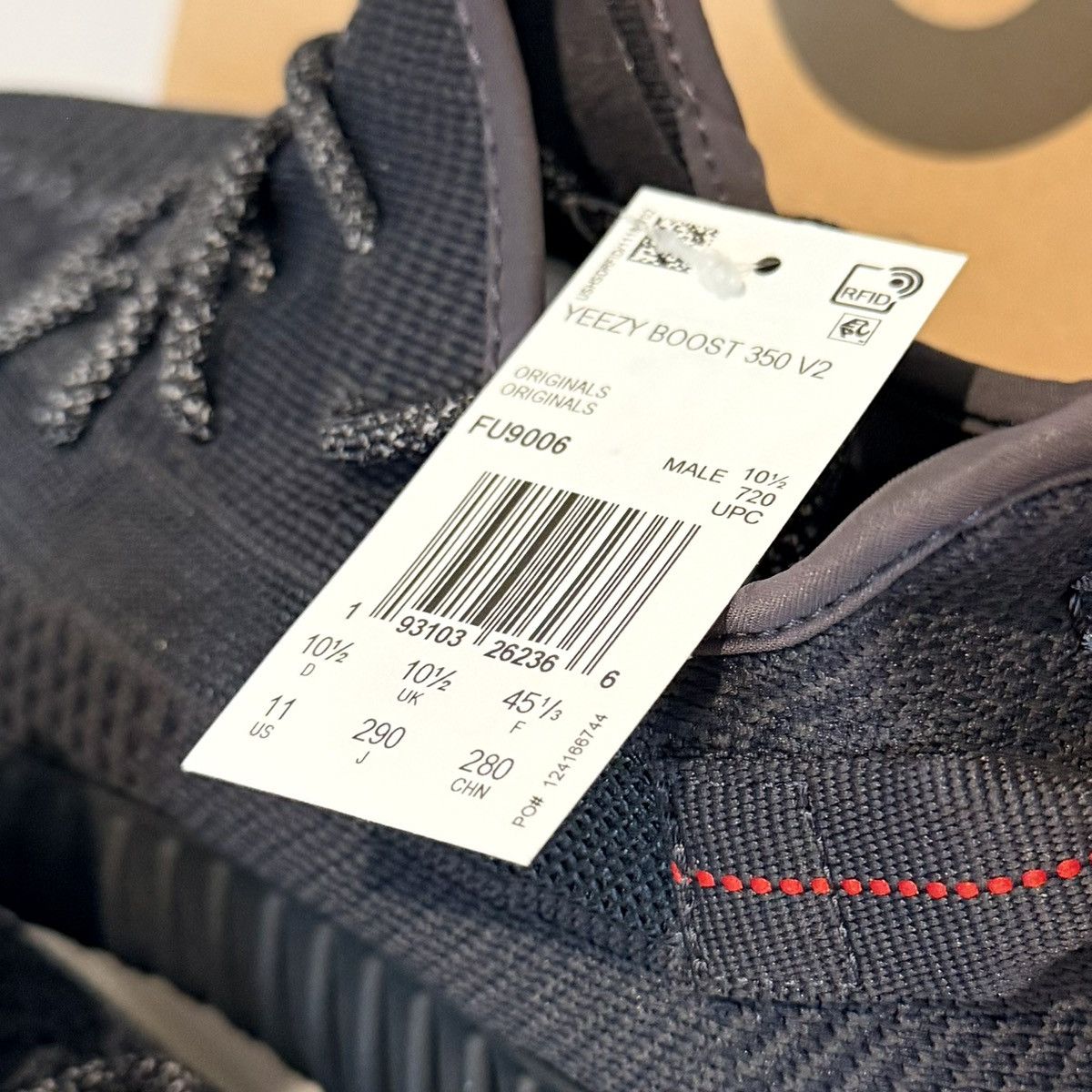 Yeezy adidas Yeezy Boost 350 V2 Low Black Non-Reflective Size 11 Size US 11 / EU 44 - 3 Thumbnail