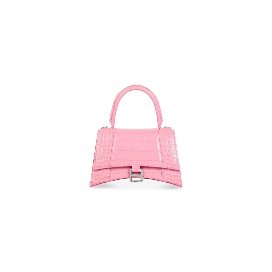 Balenciaga Hourglass Small Handbag Crocodile Embossed Size ONE SIZE - 1 Thumbnail
