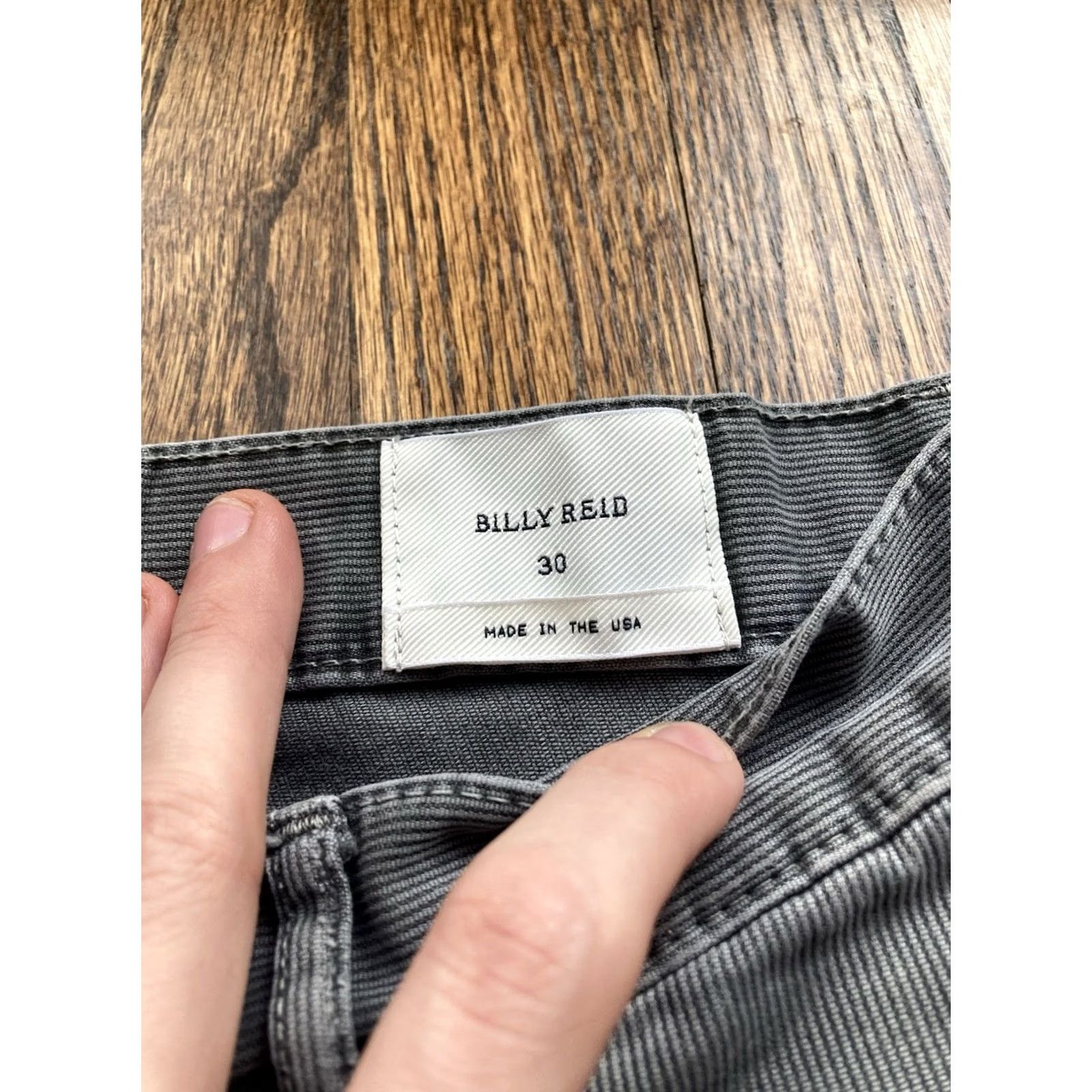 Billy Reid Billy Reid Pants Mens Size 30 Gray Corduroy Chino 5 Pocket USA Made Size US 30 / EU 46 - 6 Thumbnail