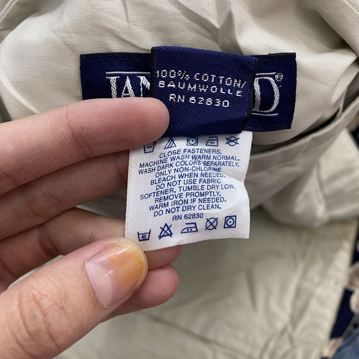 Lands' End LAND'S END Flower Overprint Reversible Bomber Jacket Size US M / EU 48-50 / 2 - 8 Thumbnail