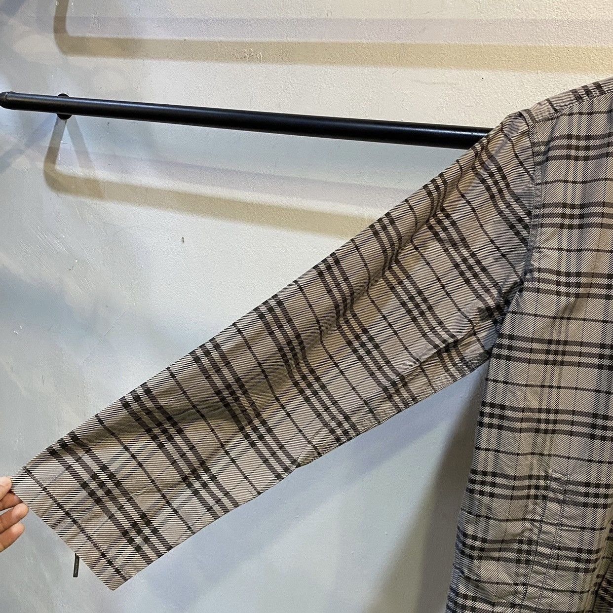 Burberry 🔥Burberry London Blue Label Nova Check Snap Button Jackets Size US L / EU 52-54 / 3 - 7 Thumbnail