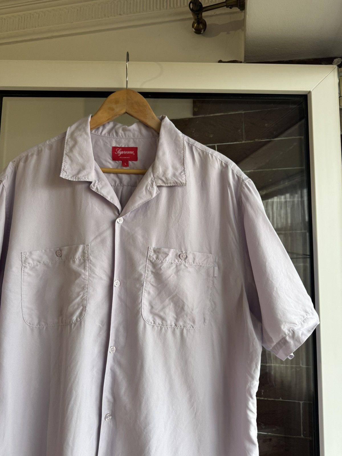 Supreme Supreme New York Silk Shirt Size US L / EU 52-54 / 3 - 4 Thumbnail